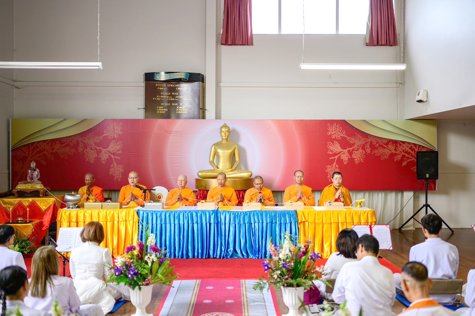 พิธีทอดผ้าป่าบริวารกฐินซื้อที่ดิน ถวายวัดพระธรรมกายเวลลิงตัน