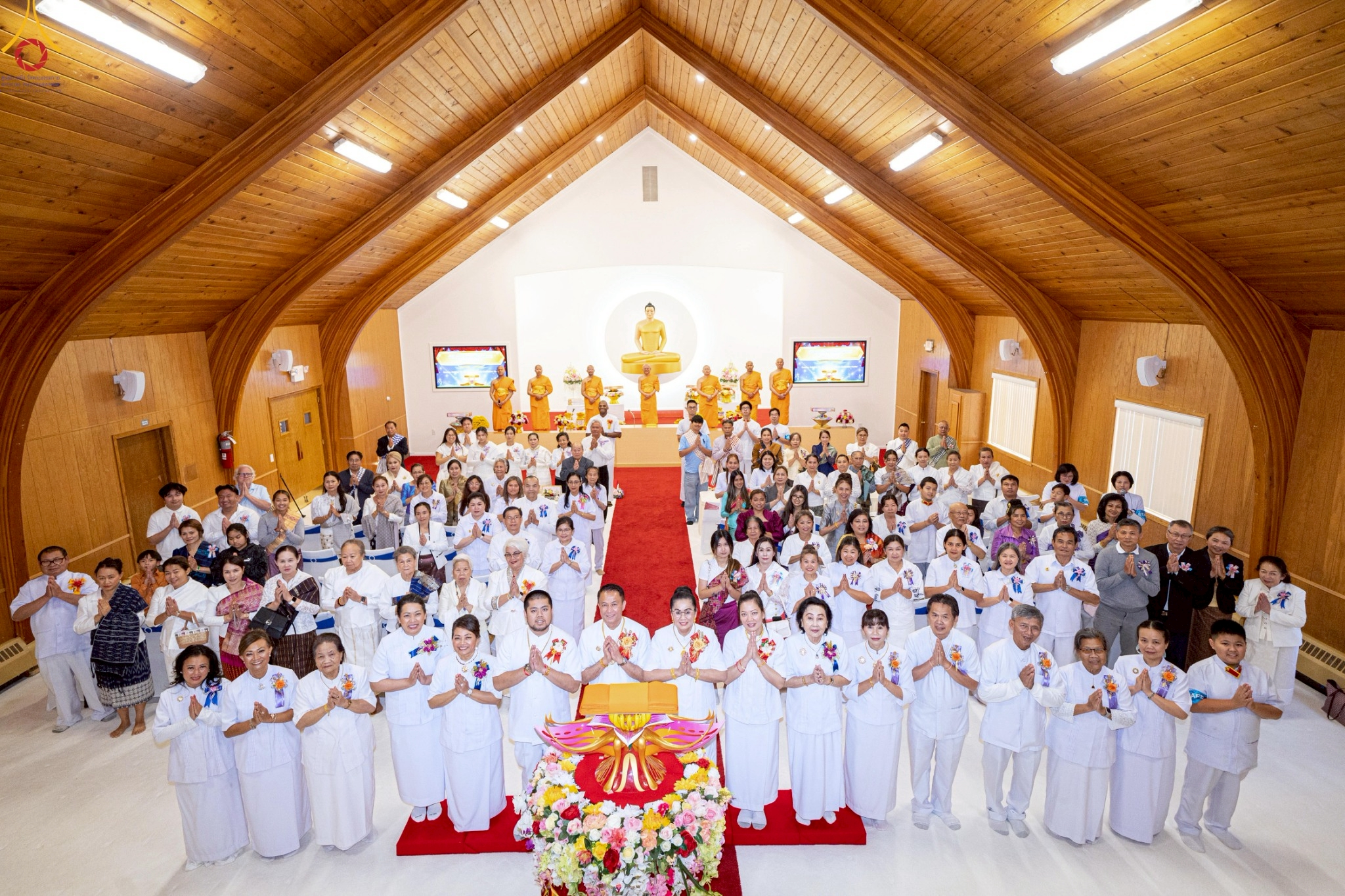 วัดพระธรรมกายมินเนโซตา จัดพิธีทอดกฐินบรมจักรพรรดิสมปรารถนา