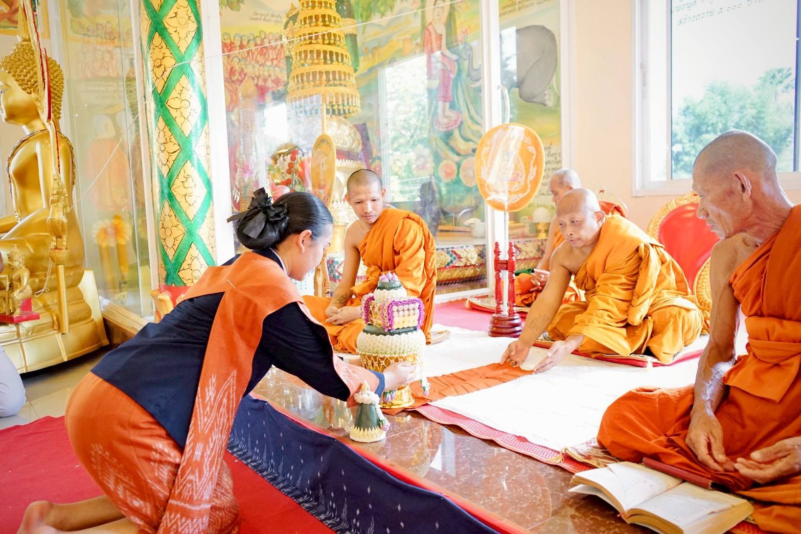 วิทยาลัยเทคโนโลยีท่าบ่อบัณฑิต จัดทอดกฐินสัมฤทธิ์เด็กดี V-Star ปีที่ 4