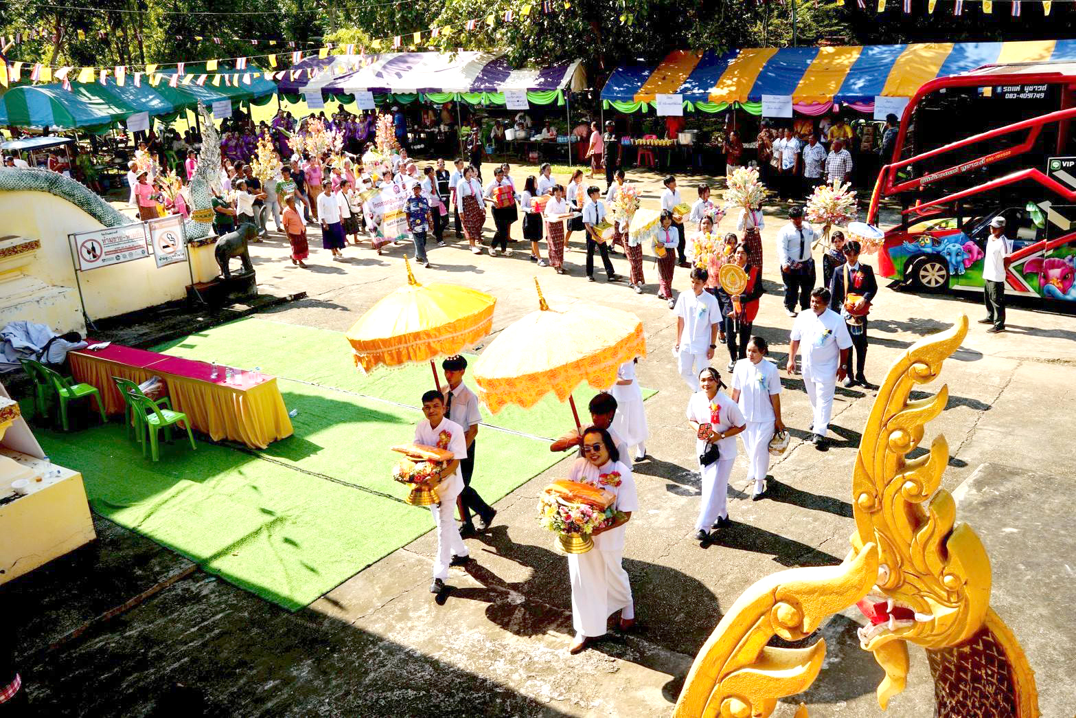 วิทยาลัยเทคโนโลยีท่าบ่อบัณฑิต จัดทอดกฐินสัมฤทธิ์เด็กดี V-Star ปีที่ 4