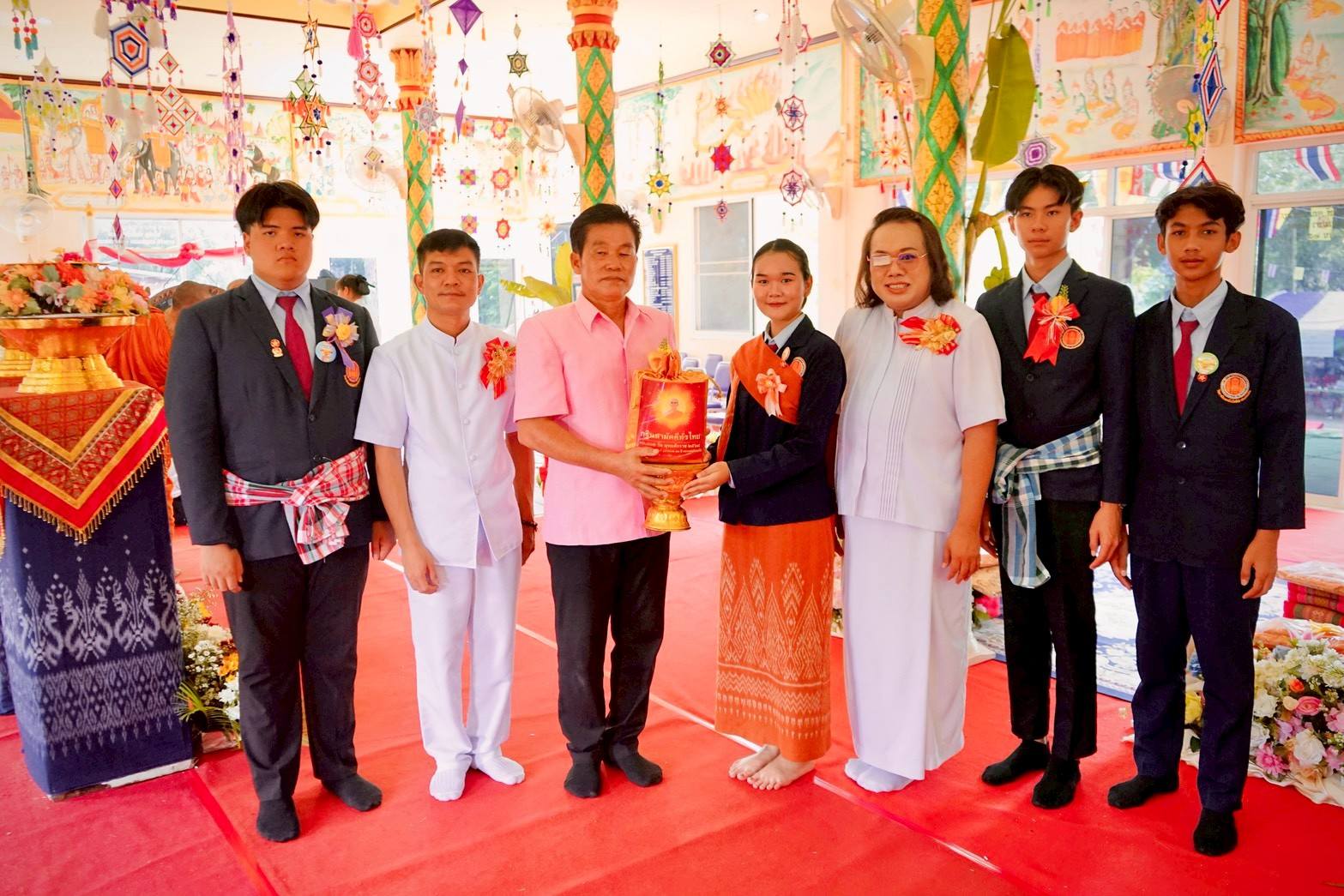 วิทยาลัยเทคโนโลยีท่าบ่อบัณฑิต จัดทอดกฐินสัมฤทธิ์เด็กดี V-Star ปีที่ 4