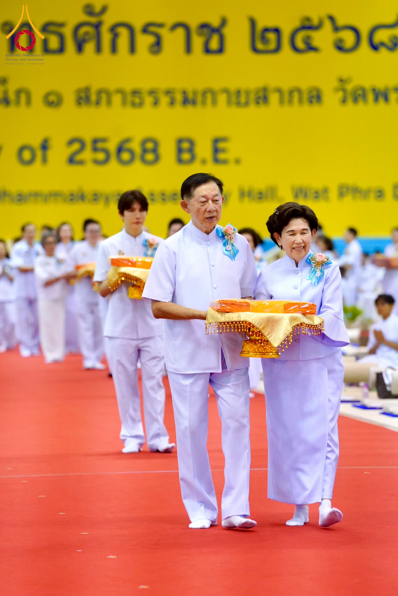 วัดพระธรรมกาย จัดพิธีบูชาข้าวพระ และพิธีทอดกฐินธรรมชัย