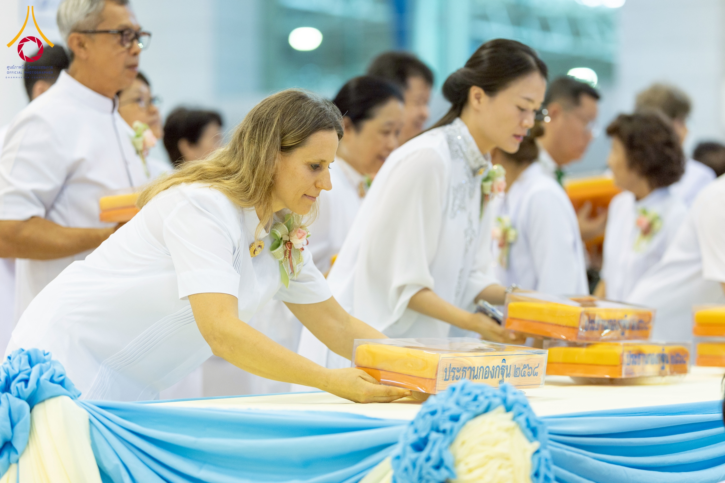 วัดพระธรรมกาย จัดพิธีบูชาข้าวพระ และพิธีทอดกฐินธรรมชัย