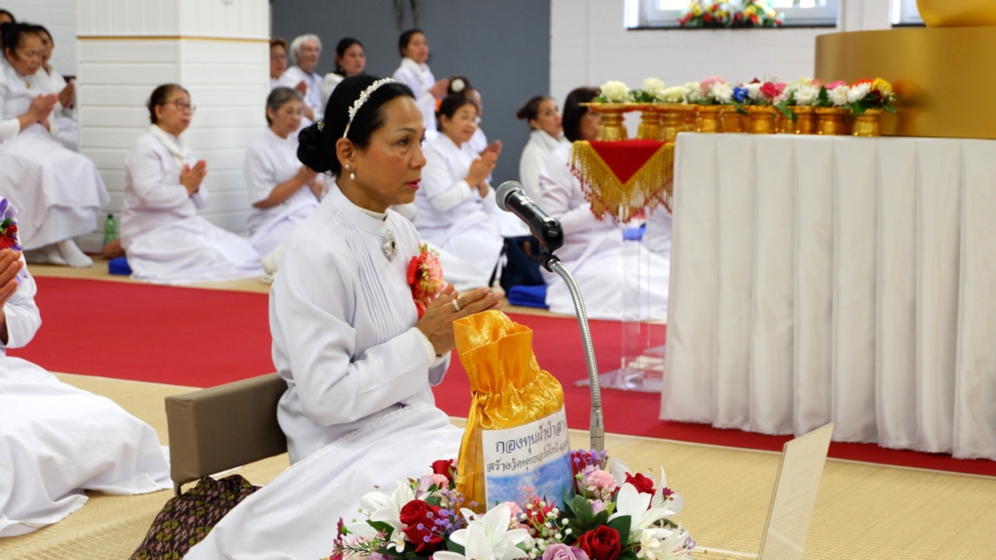 วัดพุทธนอร์ดไรน์ เวสท์ฟาเลน จัดงานบุญบูชาข้าวพระ