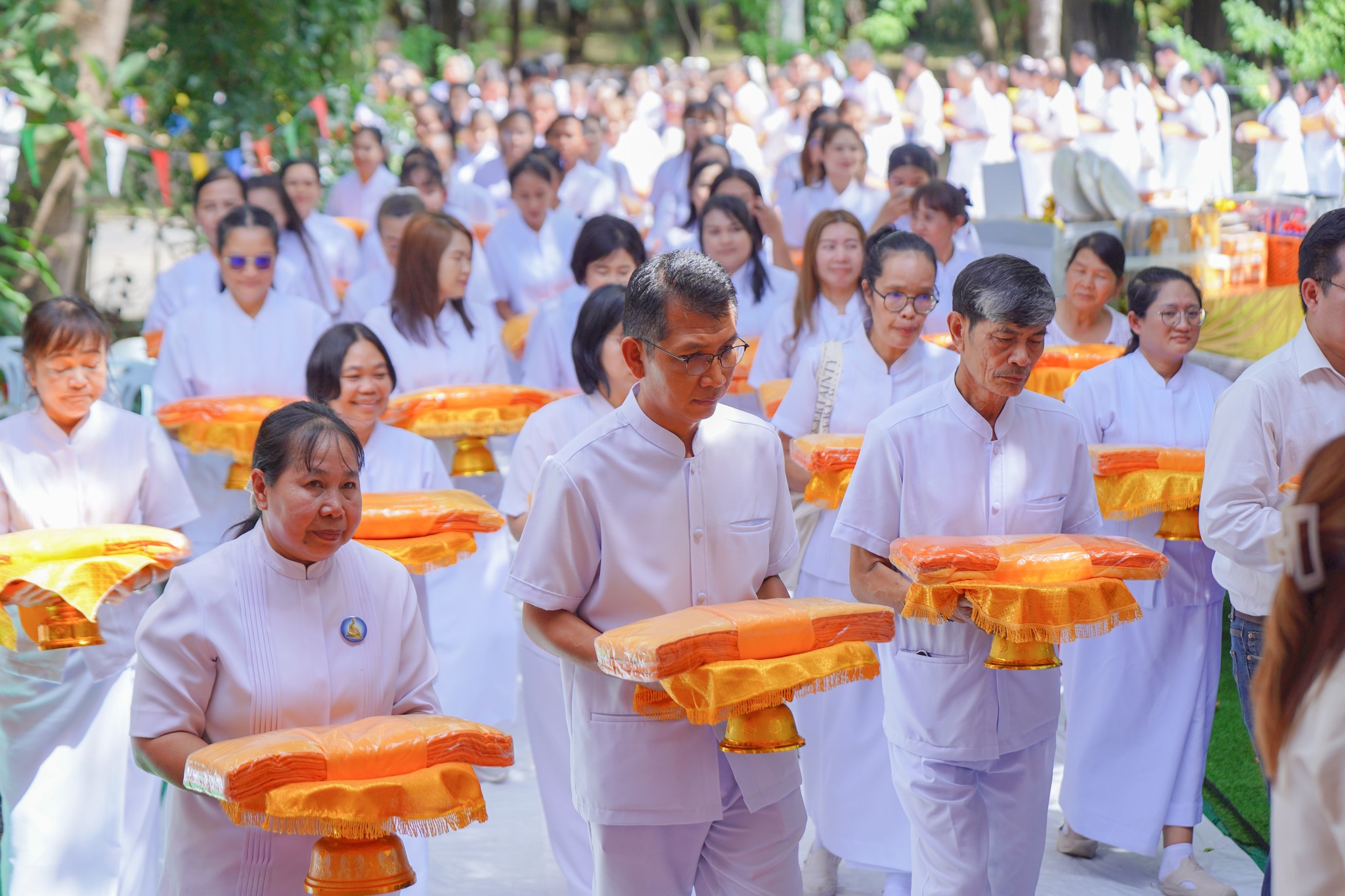 ศูนย์ปฏิบัติธรรมจังหวัดบุรีรัมย์ จัดพิธีทอดกฐินสร้างศาลาปฏิบัติธรรม