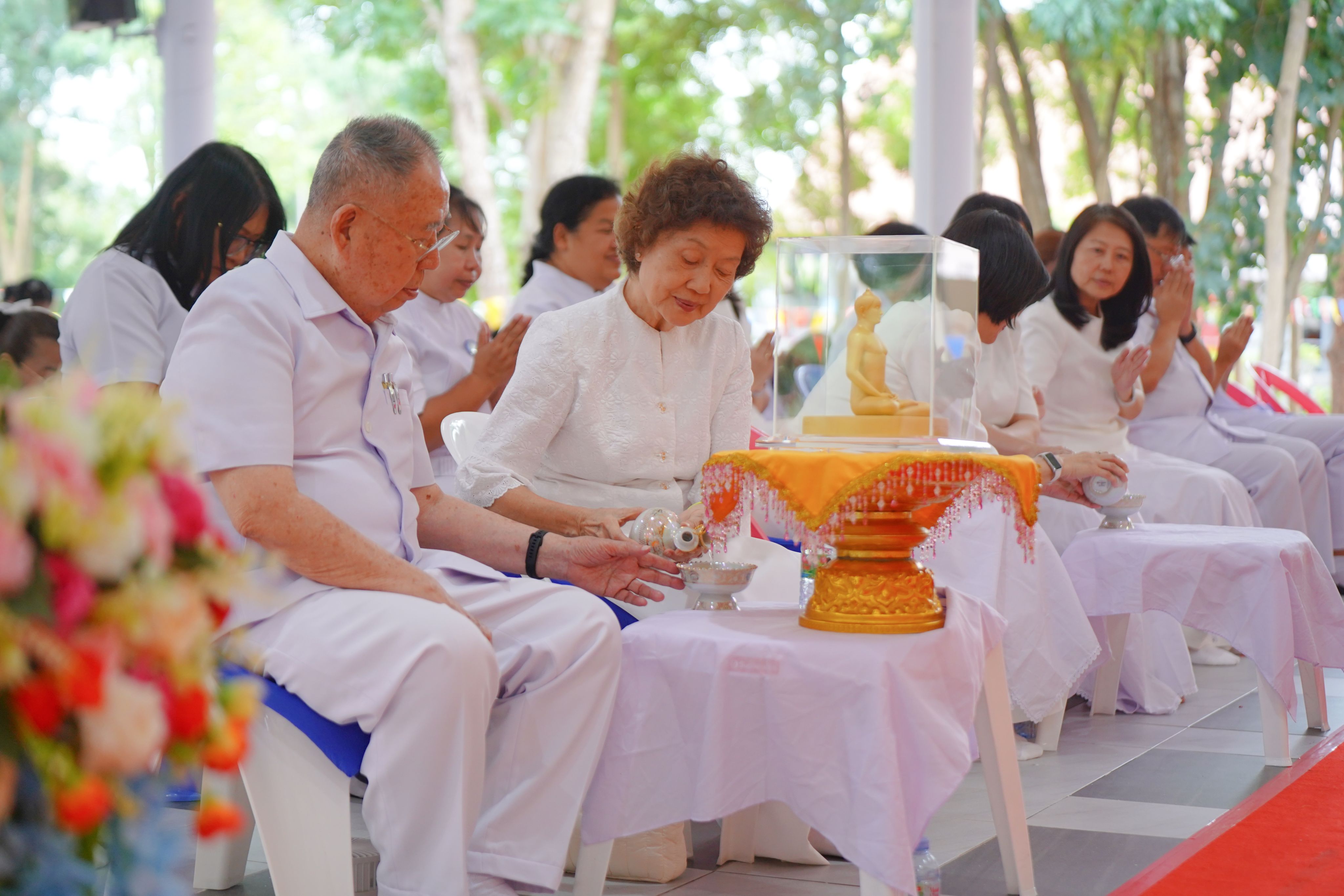 ศูนย์ปฏิบัติธรรมจังหวัดบุรีรัมย์ จัดพิธีทอดกฐินสร้างศาลาปฏิบัติธรรม