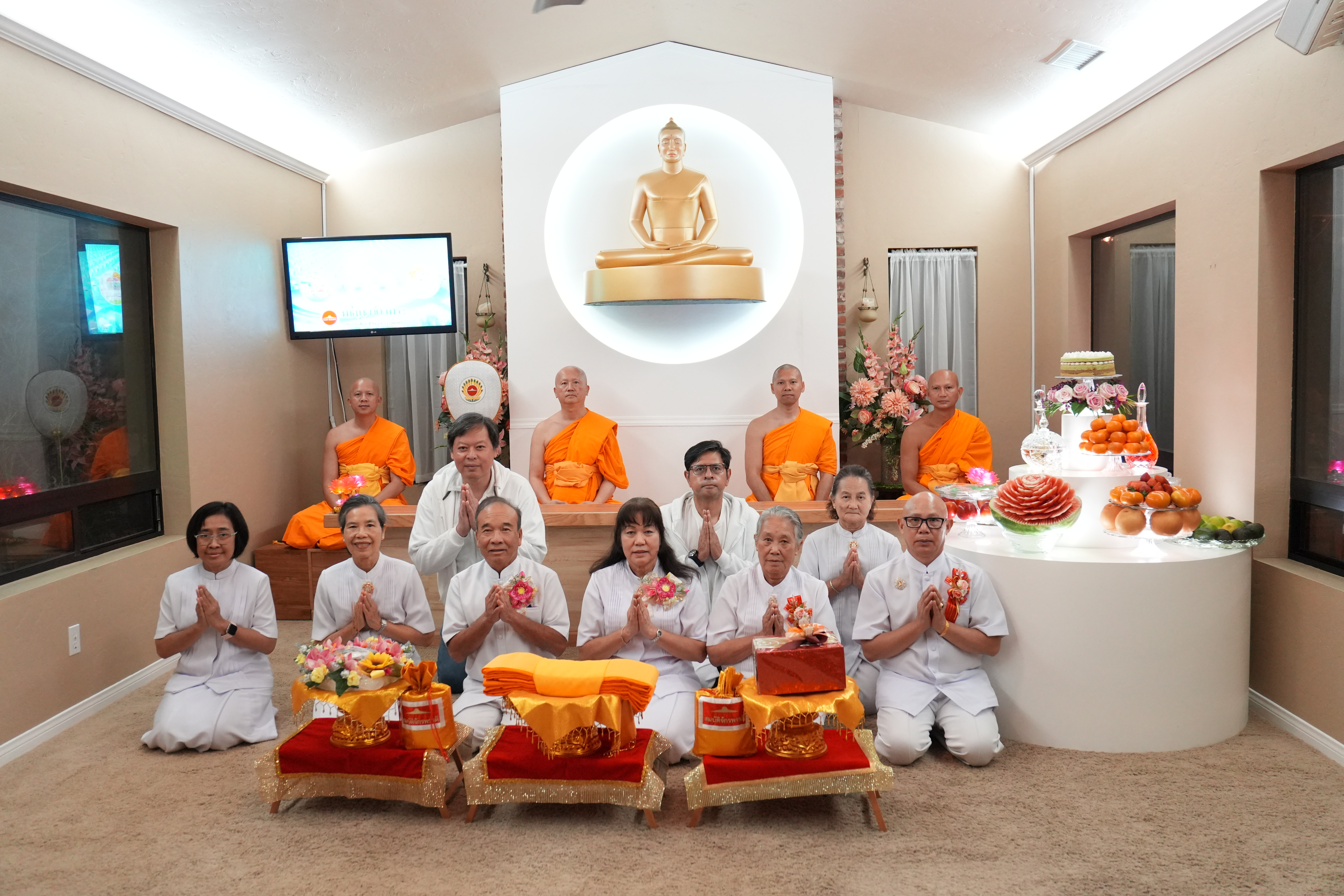 วัดพระภาวนาซานดิเอโก จัดงานบุญบูชาข้าวพระ