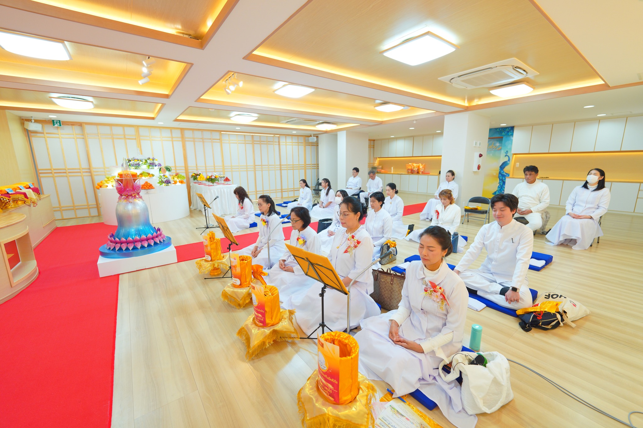 วัดพระธรรมกายโอซาก้า จัดงานบุญบูชาข้าวพระ