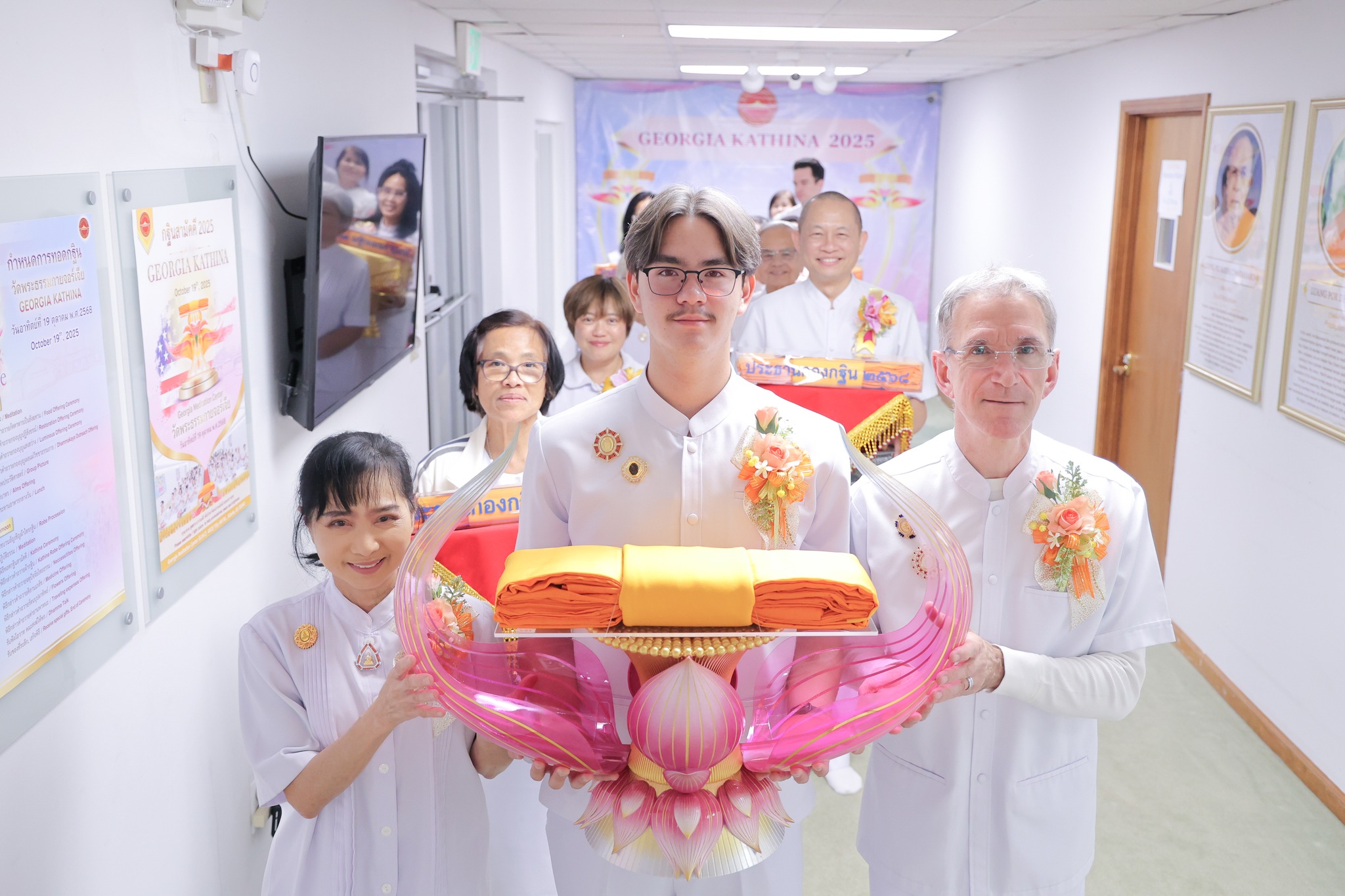 วัดพระธรรมกายจอร์เจีย จัดงานบุญบูชาข้าวพระ