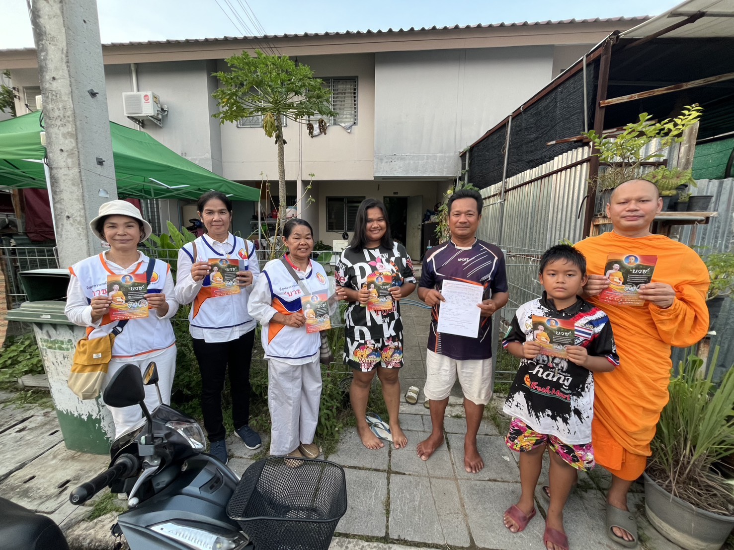 บรรยากาศชวนบวชบูชาธรรมมหาปูชนียาจารย์ จังหวัดปทุมธานี
