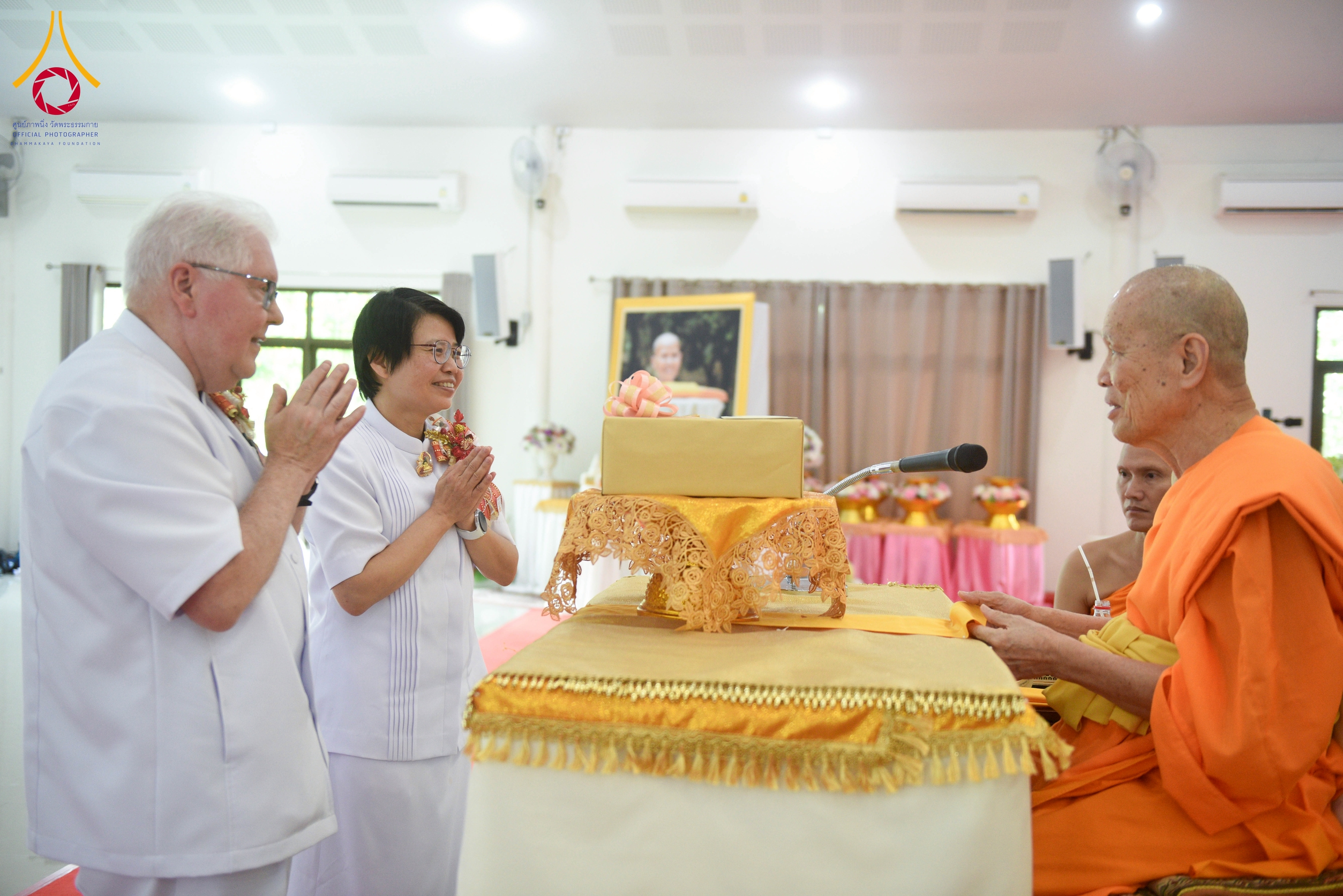 พิธีทอดผ้าป่าสร้างองค์พระเจดีย์ เพื่อสร้างสันติภาพโลก ณ ศูนย์ปฏิบัติธรรมสระบุรี
