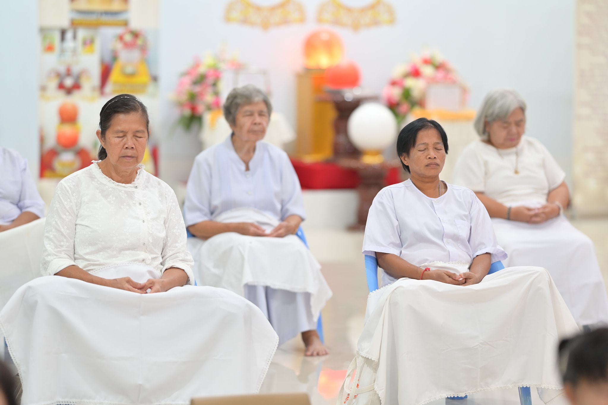 ศูนย์ปฏิบัติธรรมพนมสารคาม จัดปฏิบัติธรรมประจำสัปดาห์