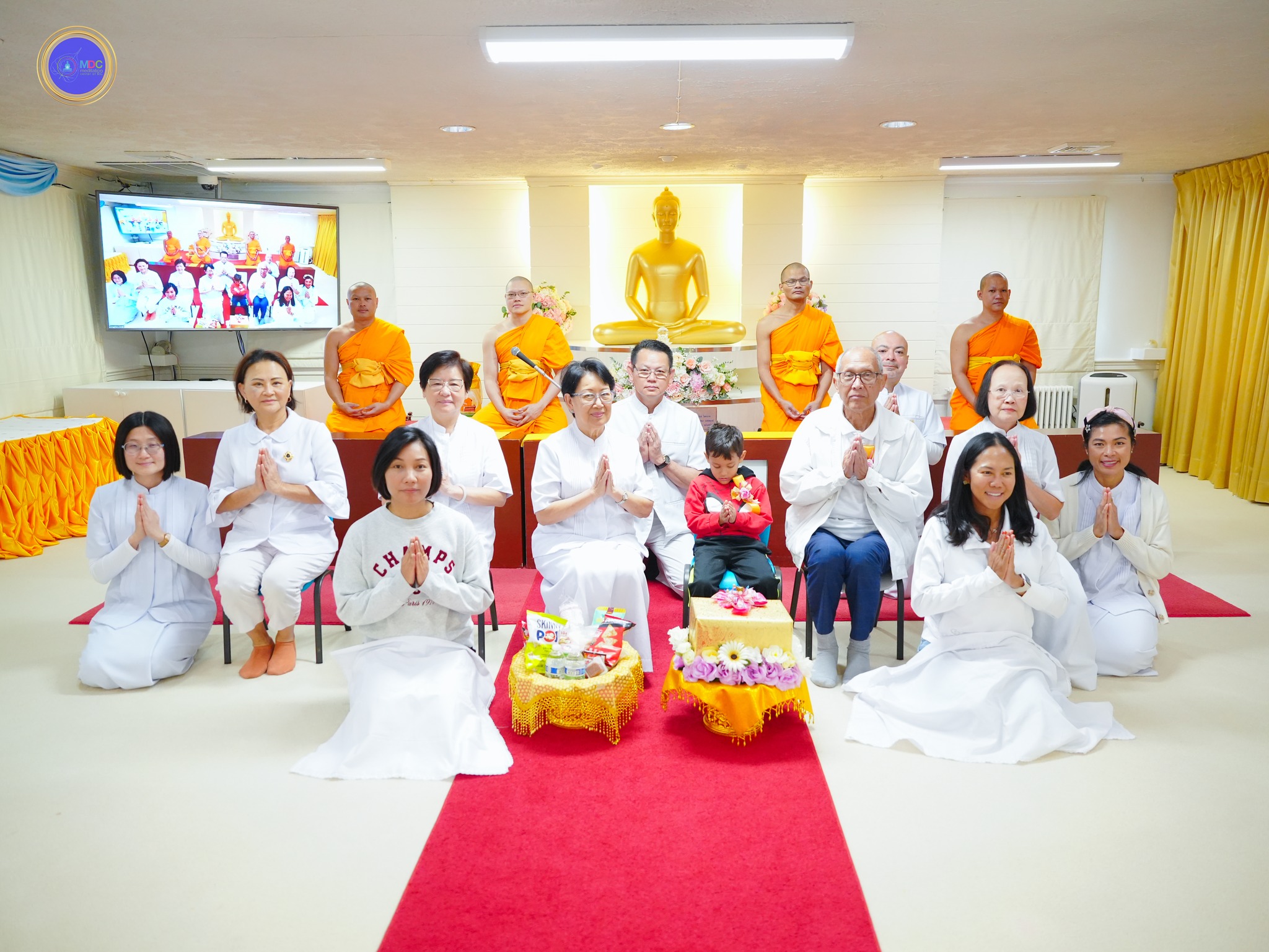 วัดพระธรรมกายดีซี จัดงานบุญวันอาทิตย์