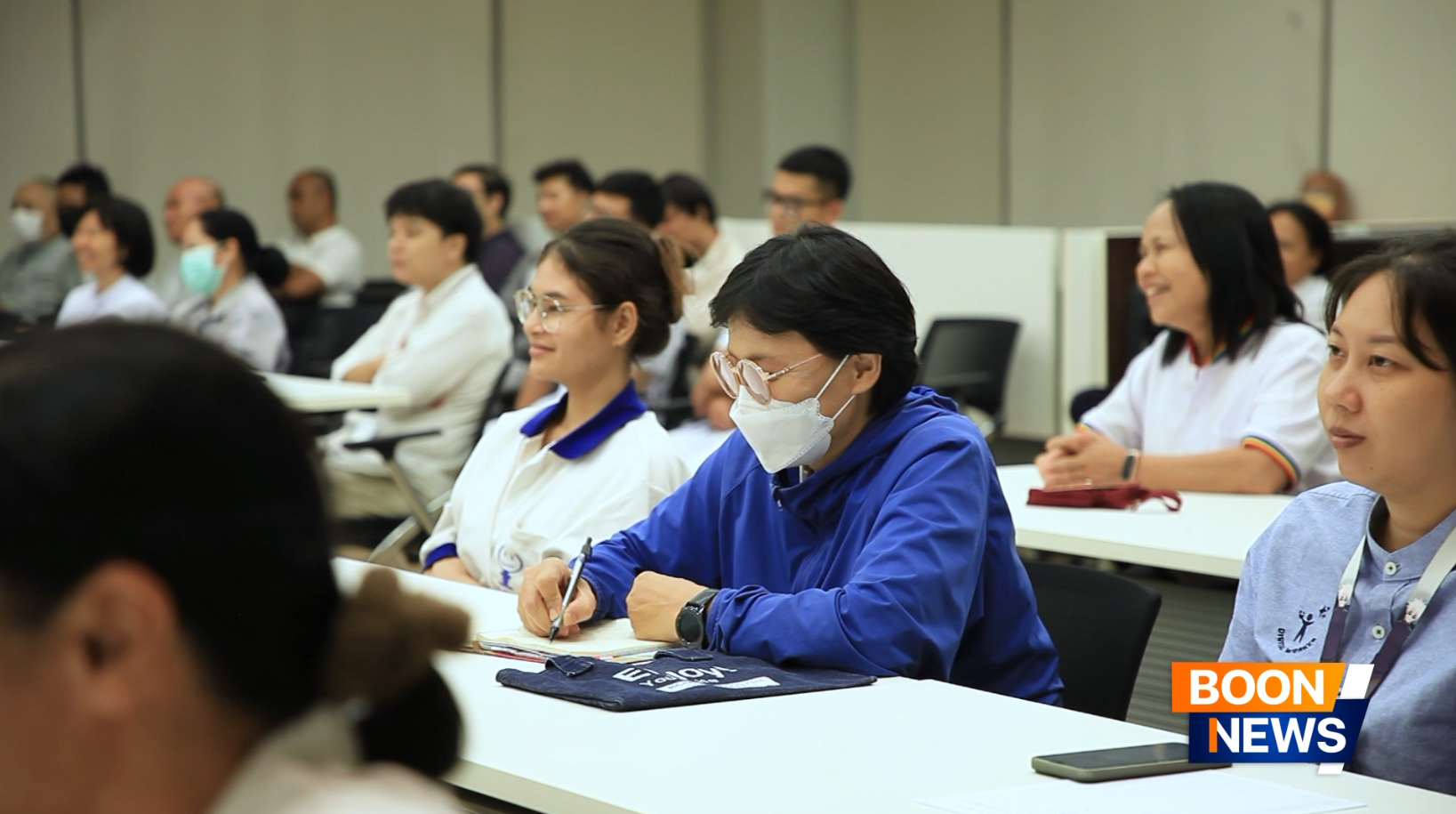กองอาคาร 100 ปี วัดพระธรรมกาย จัดอบรมซ้อมอพยพหนีไฟ ประจำปี 2568