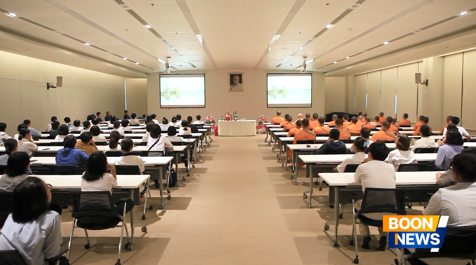 กองอาคาร 100 ปี วัดพระธรรมกาย จัดอบรมซ้อมอพยพหนีไฟ ประจำปี 2568