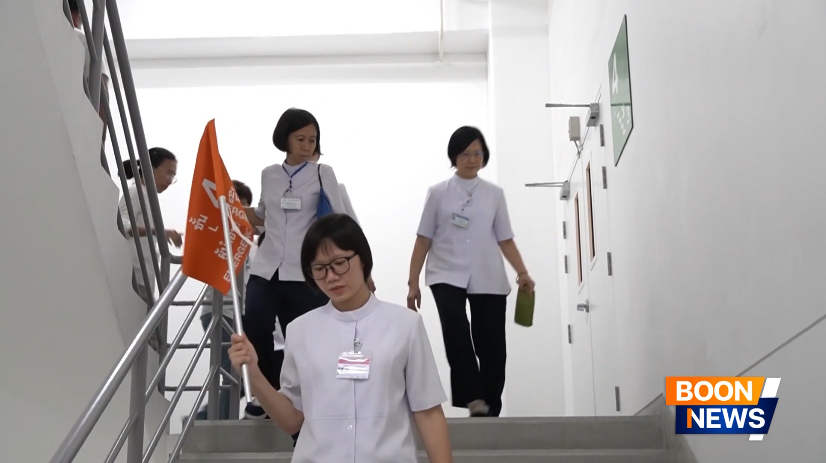 กองอาคาร 100 ปี วัดพระธรรมกาย จัดอบรมซ้อมอพยพหนีไฟ ประจำปี 2568