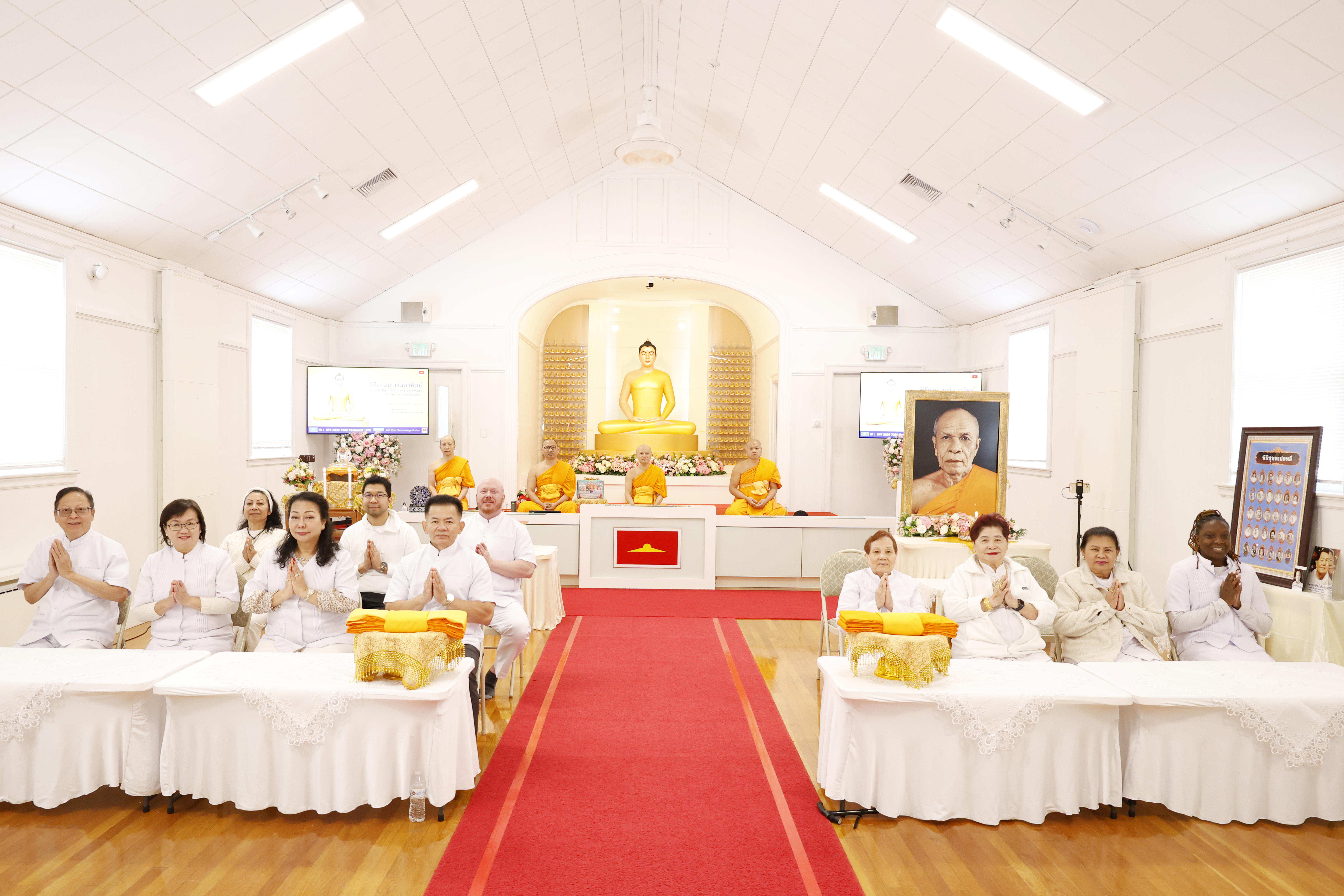 วัดพระธรรมกายบอสตัน จัดงานบุญวันอาทิตย์