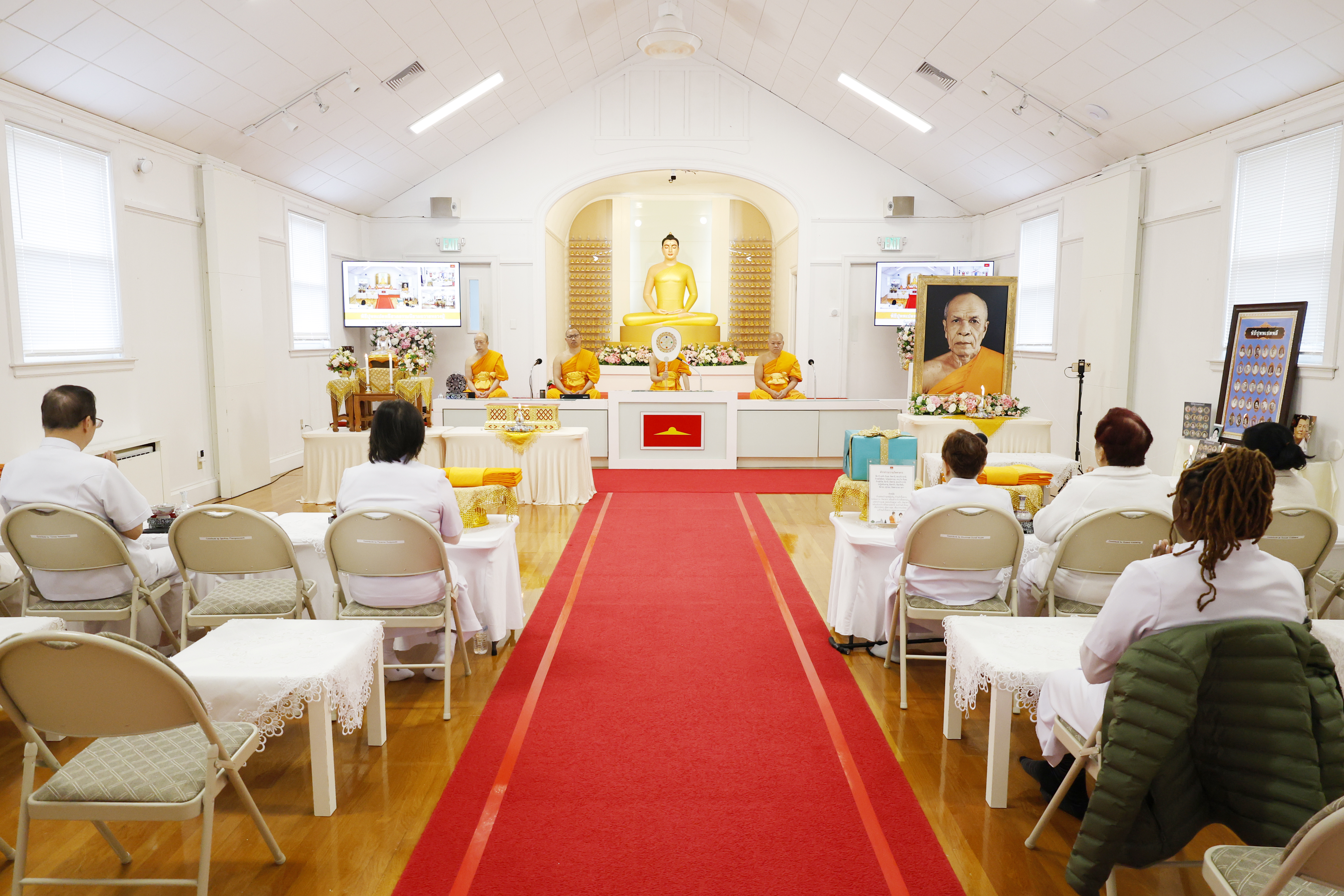 วัดพระธรรมกายบอสตัน จัดงานบุญวันอาทิตย์