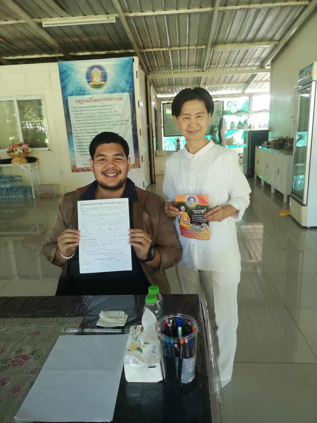 บรรยากาศชวนบวชบูชาธรรมมหาปูชนียาจารย์ จ.เชียงราย