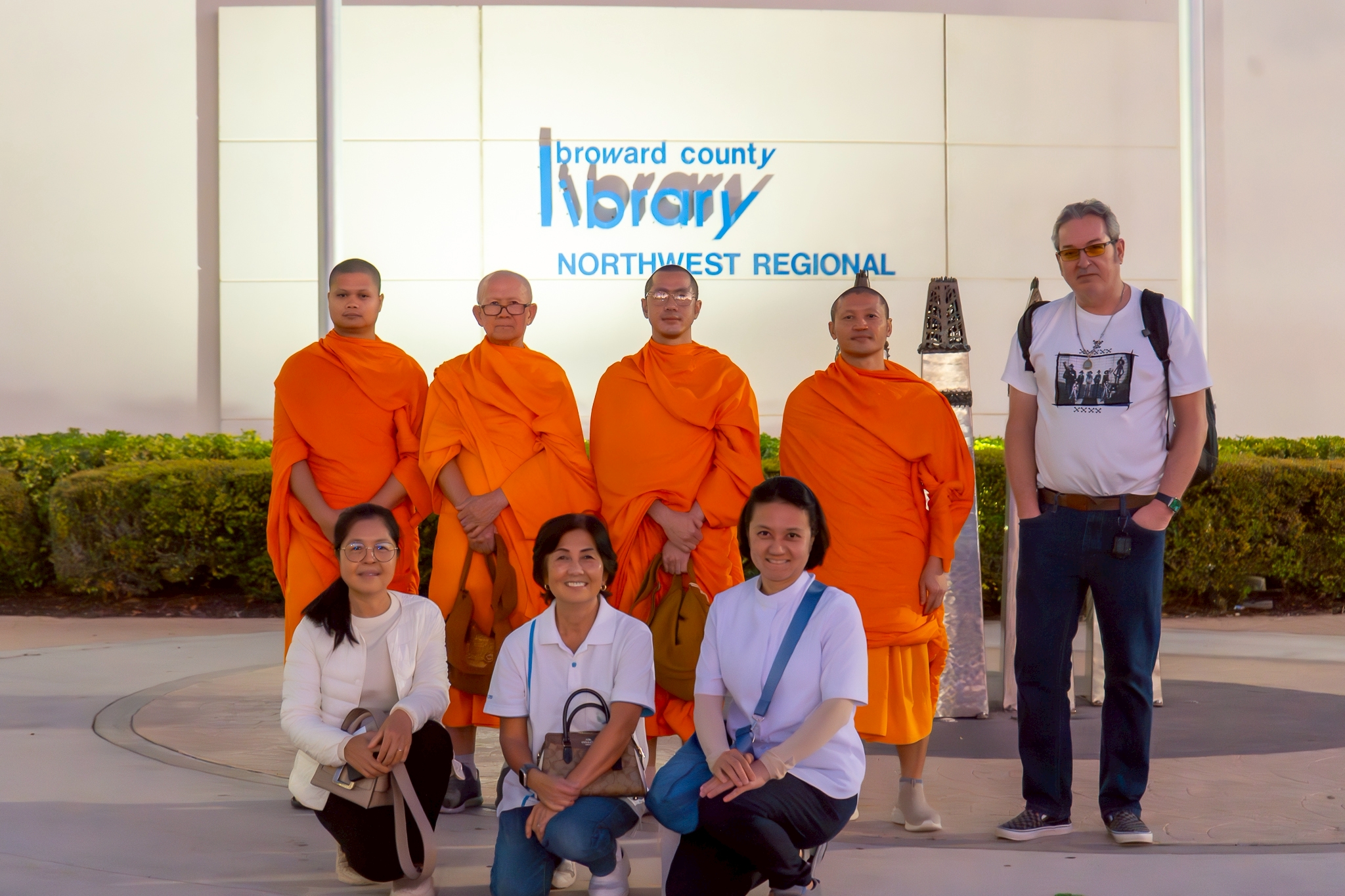 วัดพระธรรมกายปาล์มบีช เข้าร่วมกิจกรรมเสวนาและแลกเปลี่ยนความรู้ด้านการฝึกสมาธิ