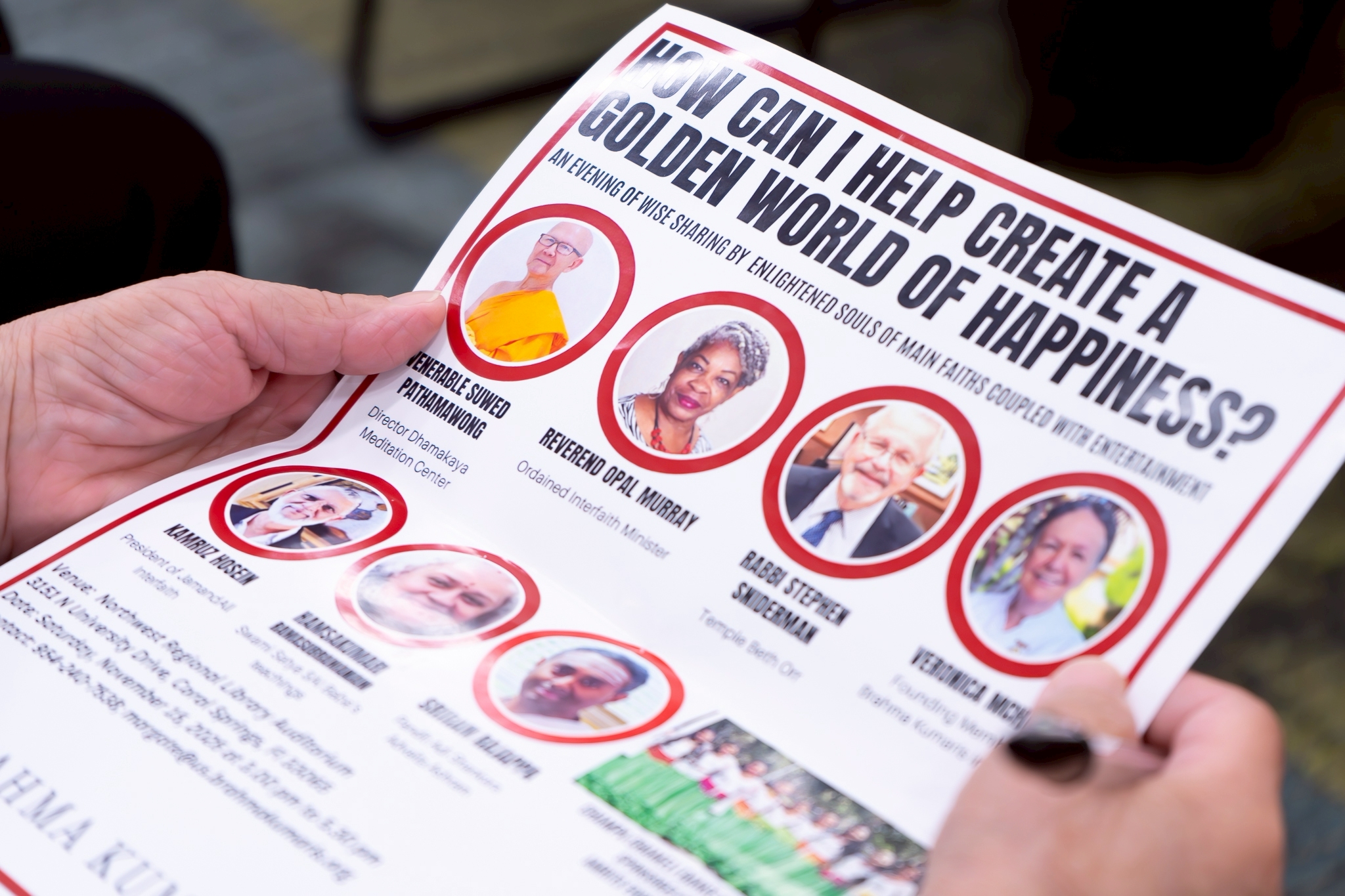 วัดพระธรรมกายปาล์มบีช เข้าร่วมกิจกรรมเสวนาและแลกเปลี่ยนความรู้ด้านการฝึกสมาธิ