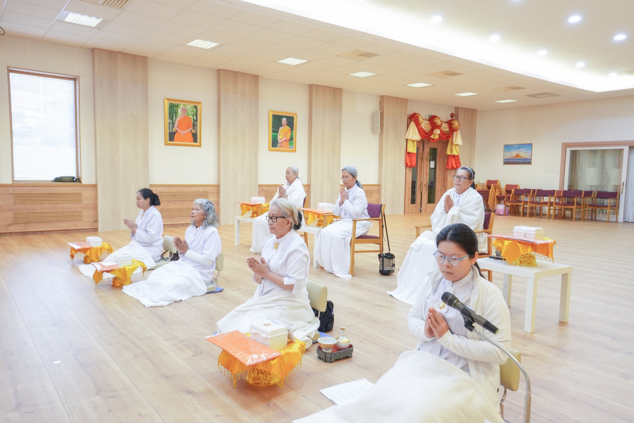 วัดพระธรรมกายบูโรส จัดพิธีบุพเปตพลี