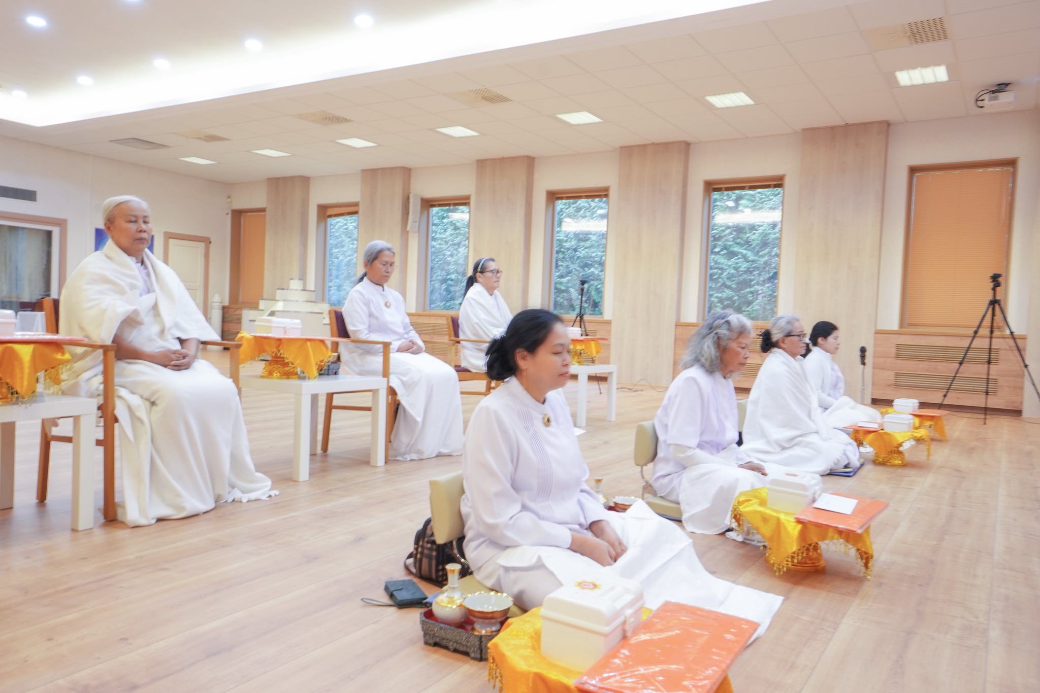 วัดพระธรรมกายบูโรส จัดพิธีบุพเปตพลี