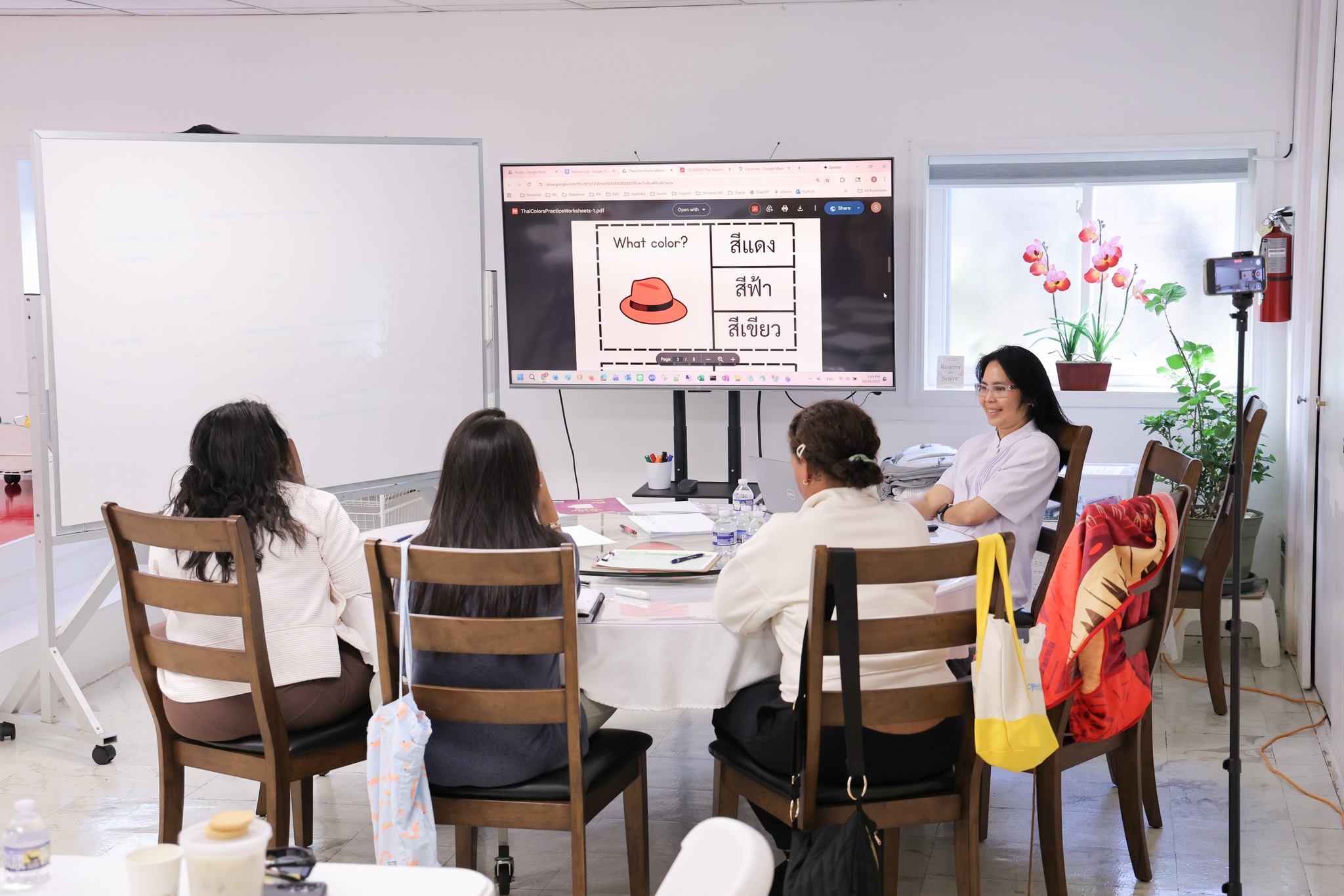 วัดพระธรรมกายจอร์เจีย จัดพิธีทอดผ้าป่าบำรุงวัด