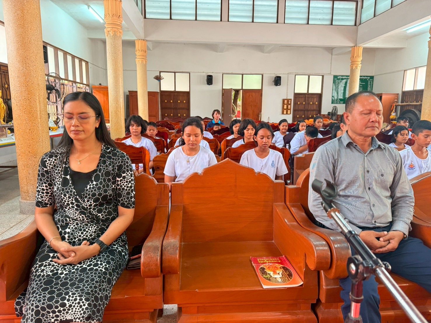 ชมรมพุทธรักษา จังหวัดปัตตานี จัดกิจกรรมหล่อหลอมนักเรียนที่ผ่านการอบรมค่ายต้นกล้าสันติภาพ จังหวัดชายแดนใต้