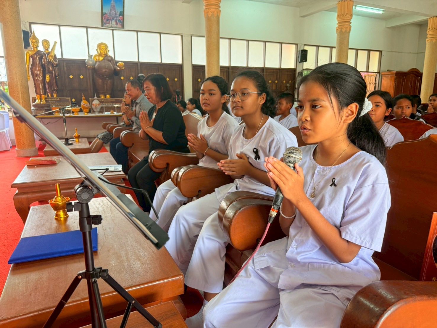 ชมรมพุทธรักษา จังหวัดปัตตานี จัดกิจกรรมหล่อหลอมนักเรียนที่ผ่านการอบรมค่ายต้นกล้าสันติภาพ จังหวัดชายแดนใต้