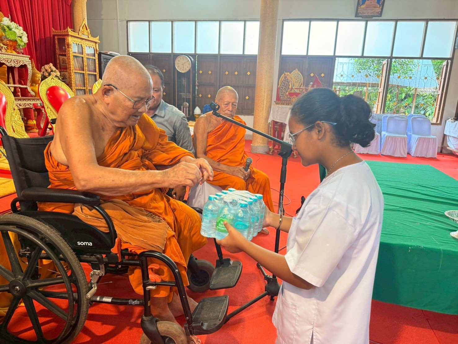 ชมรมพุทธรักษา จังหวัดปัตตานี จัดกิจกรรมหล่อหลอมนักเรียนที่ผ่านการอบรมค่ายต้นกล้าสันติภาพ จังหวัดชายแดนใต้