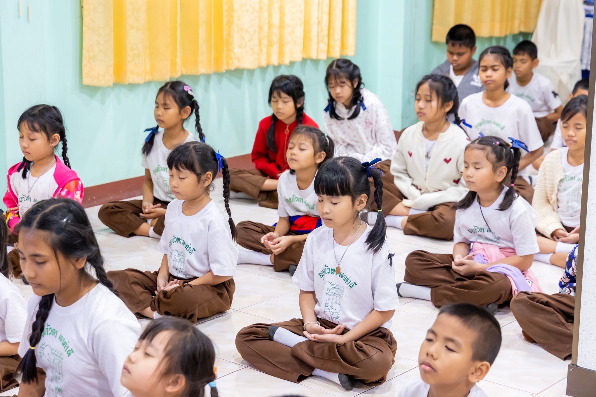 ศูนย์อบรมเยาวชนบางปะหัน จัดอบรมศีลธรรม โรงเรียนวัดแก้วตา (สุมนพรฉิมประชาสรรค์)