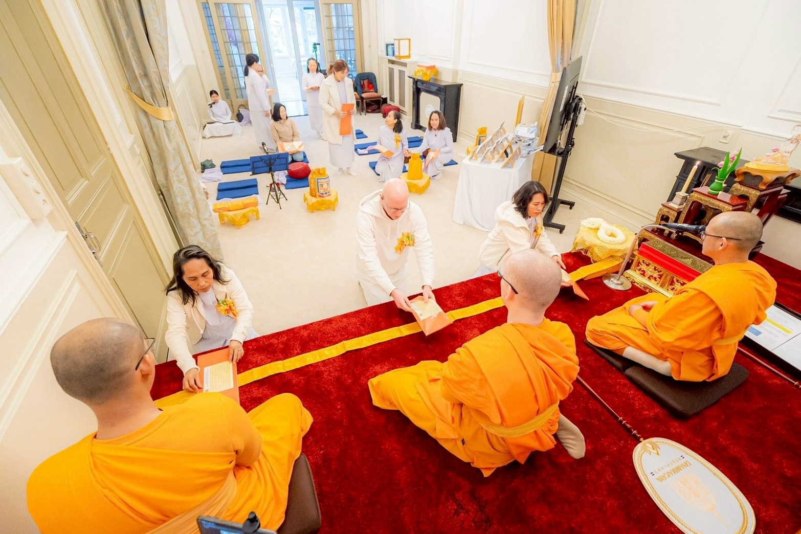 วัดพระธรรมกายเนเธอร์แลนด์ จัดพิธีบุพเปตพลี
