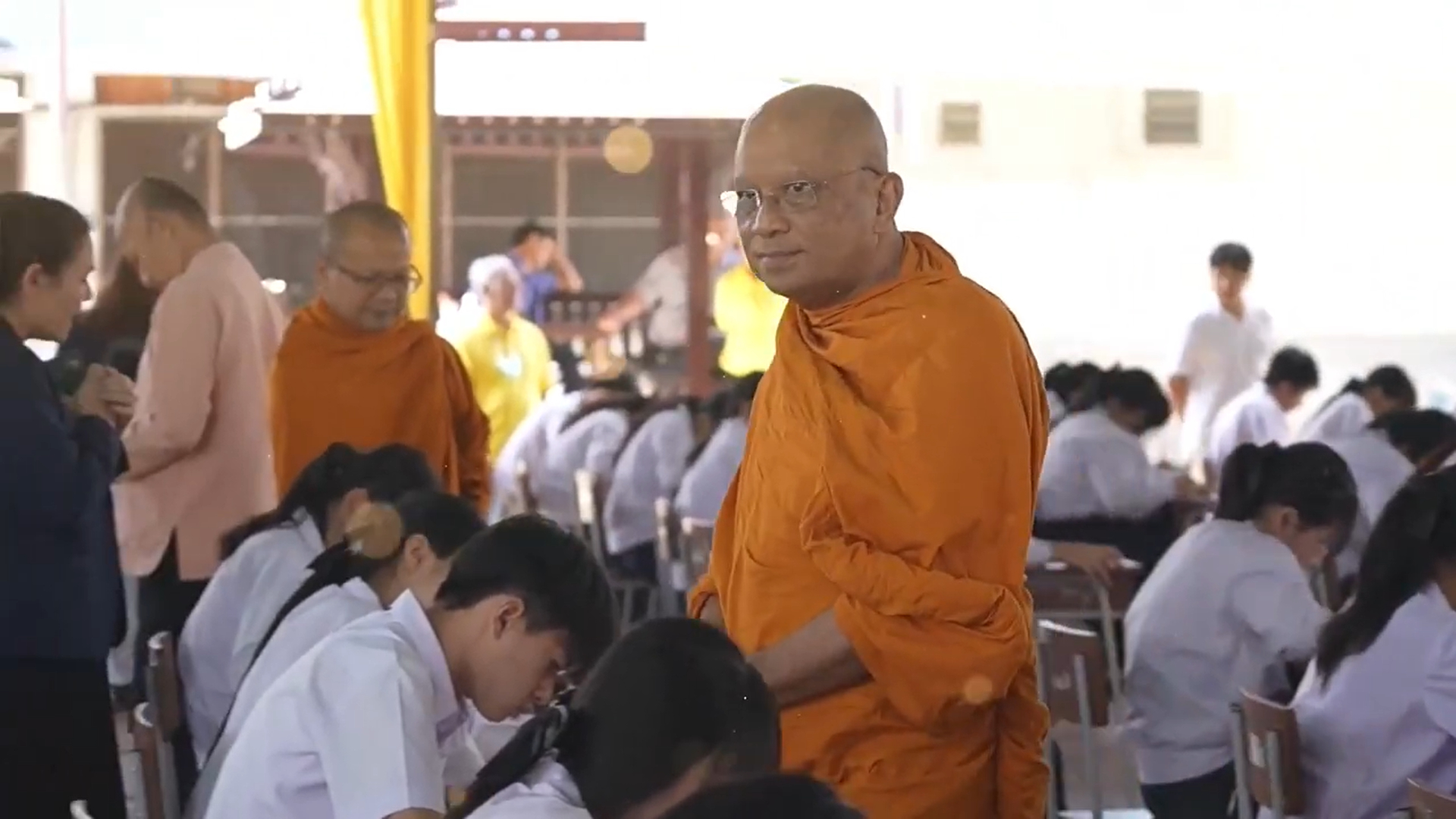 พิธีเปิดโครงการสอบธรรมศึกษา ปีการศึกษา 2568 ณ สนามสอบโรงเรียนบดินทรเดชา (สิงห์ สิงหเสนี)