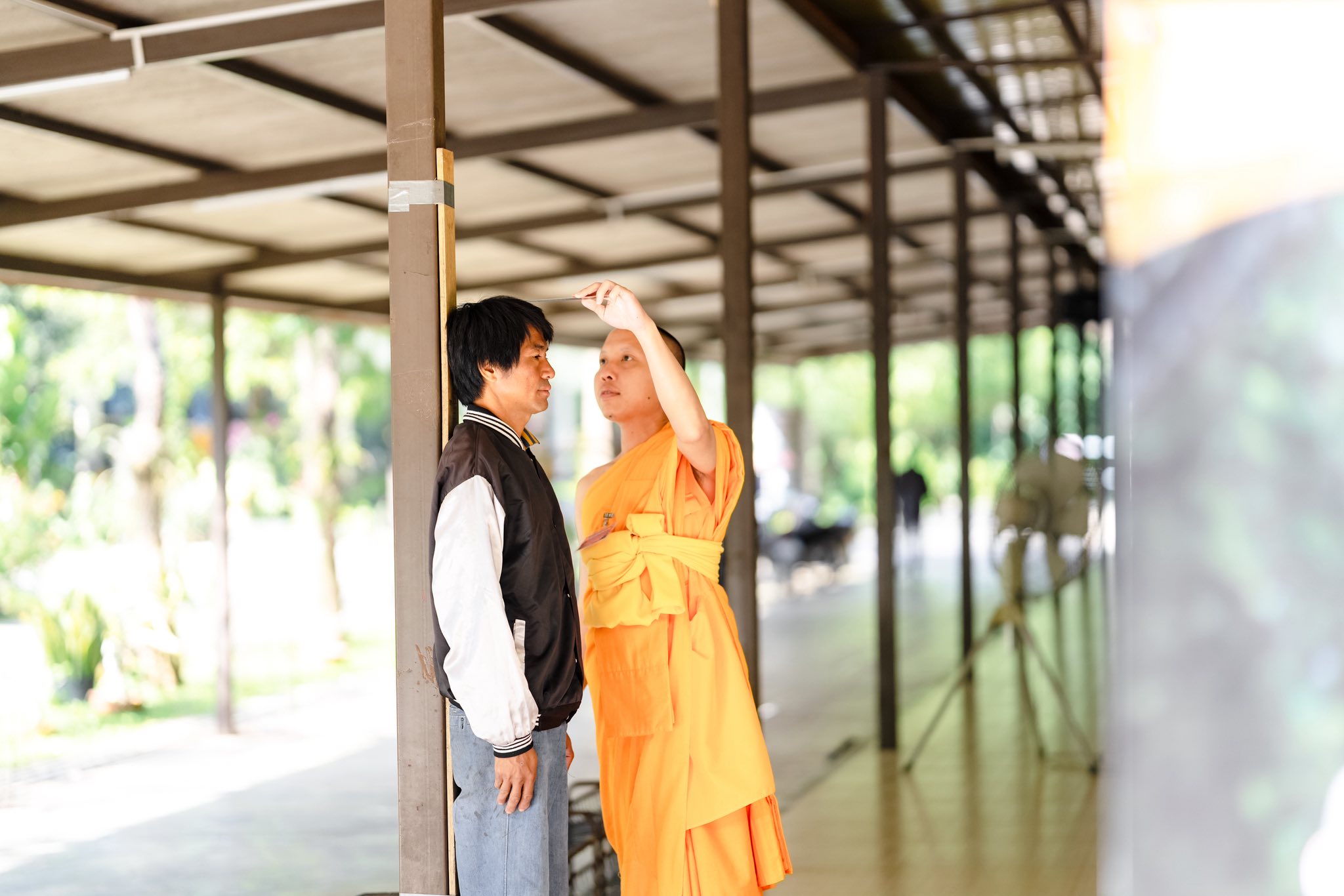 บรรยากาศรายงานตัว ณ ศูนย์ปฏิบัติธรรมแก้วเมืองเลย