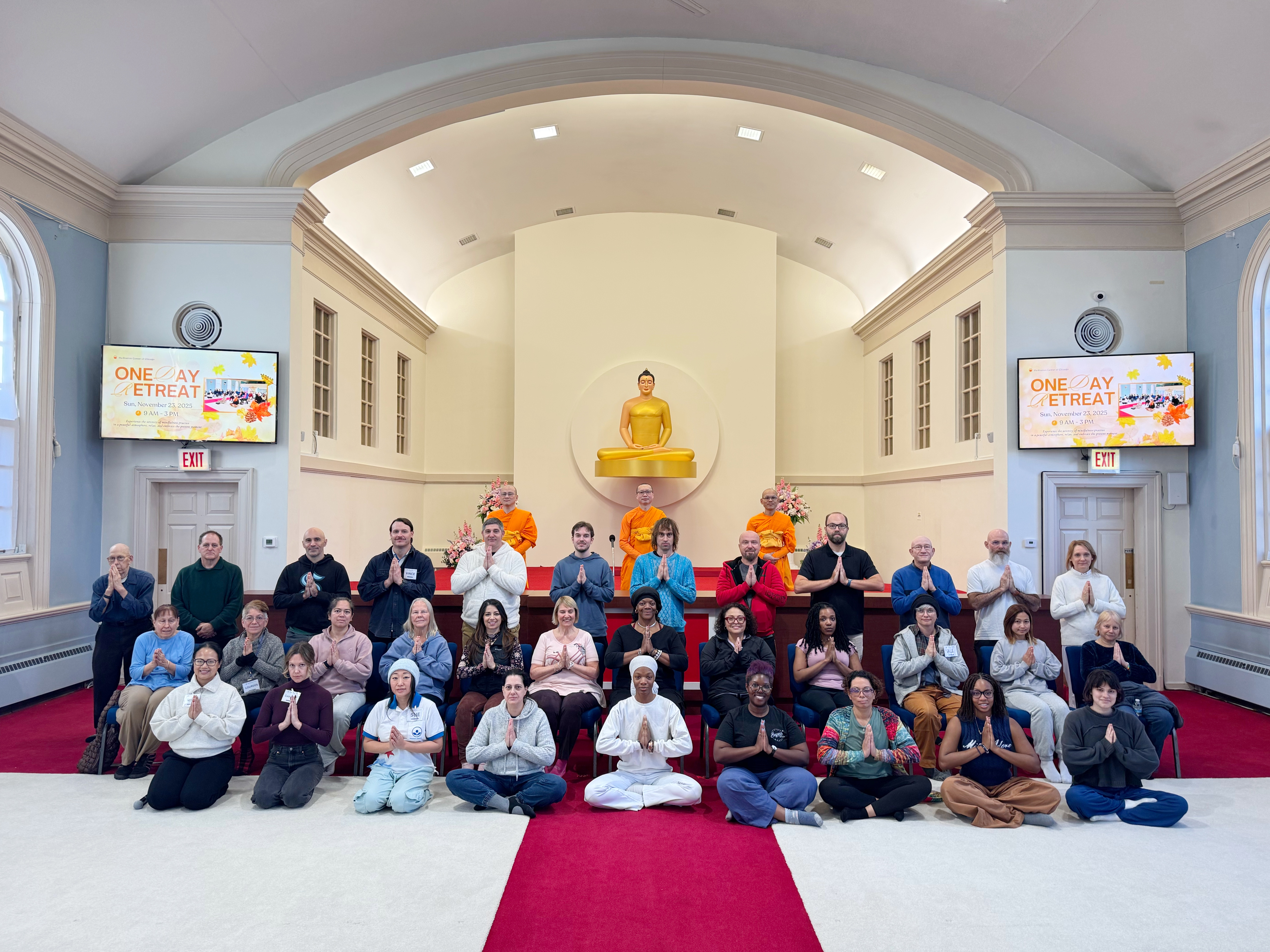 วัดพระธรรมกายชิคาโก จัดกิจกรรม One Day Retreat