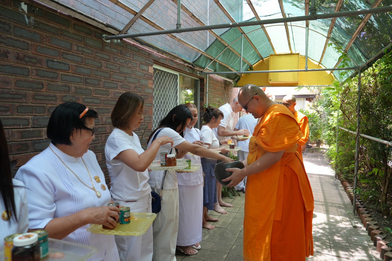 วัดพระธรรมกายบริสเบน จัดงานบุญบูชาข้าวพระ