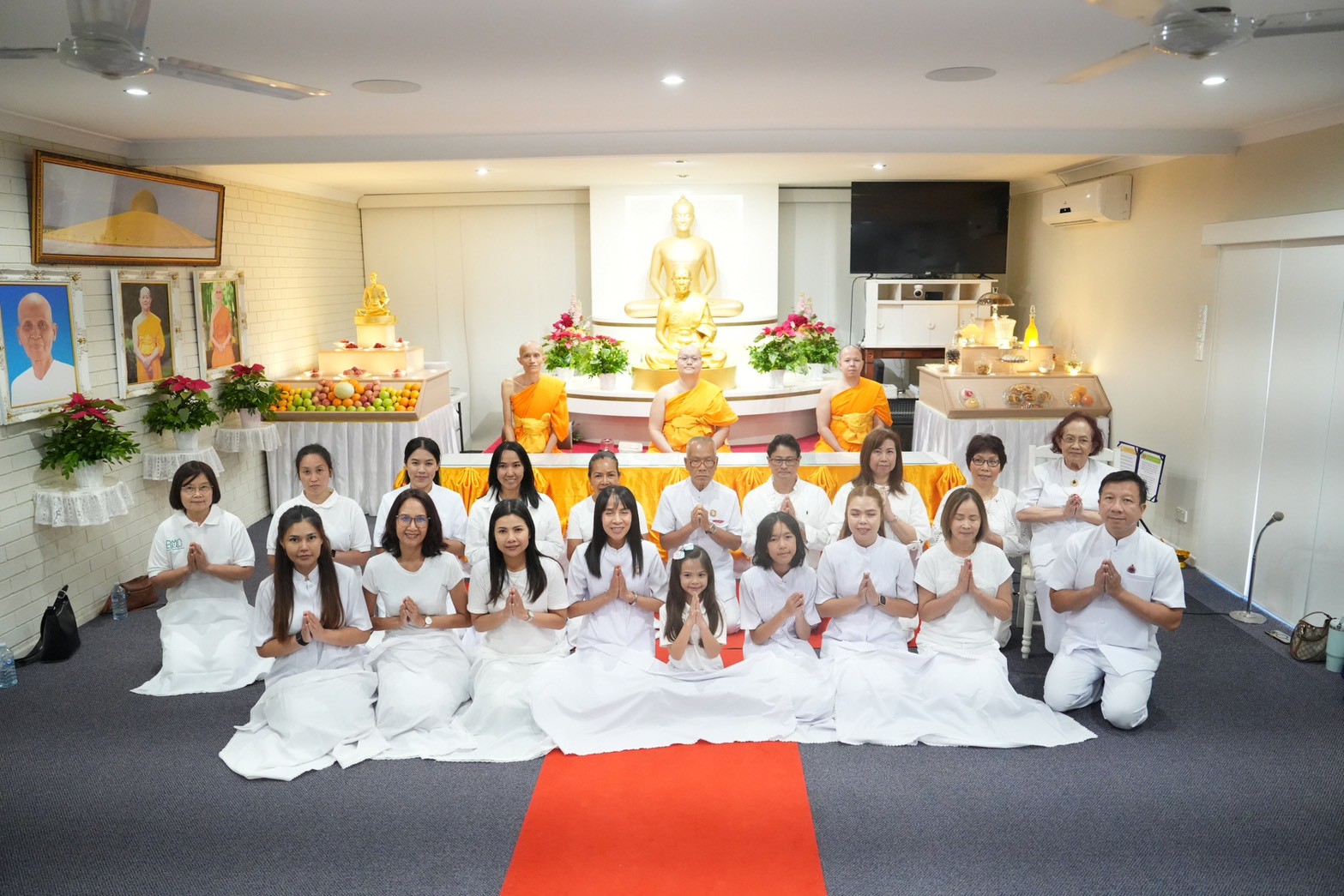 วัดพระธรรมกายบริสเบน จัดงานบุญบูชาข้าวพระ