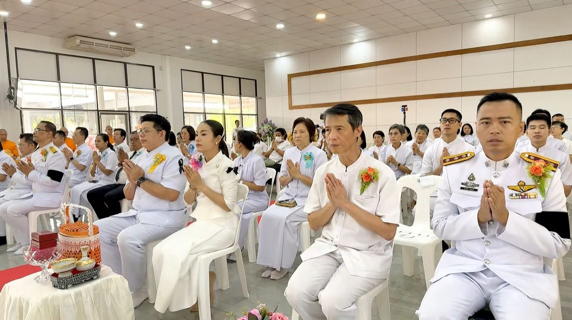 พิธีตั้งฐานานุกรมแด่คณะสงฆ์วัดพระธรรมกาย 4 รูป