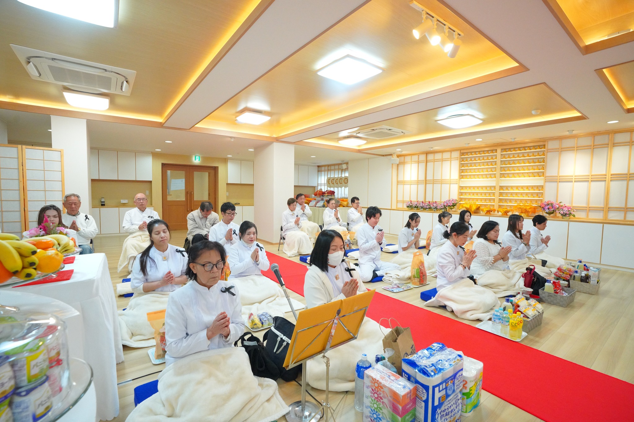 วัดพระธรรมกายโอซาก้า จัดงานบุญบูชาข้าวพระ