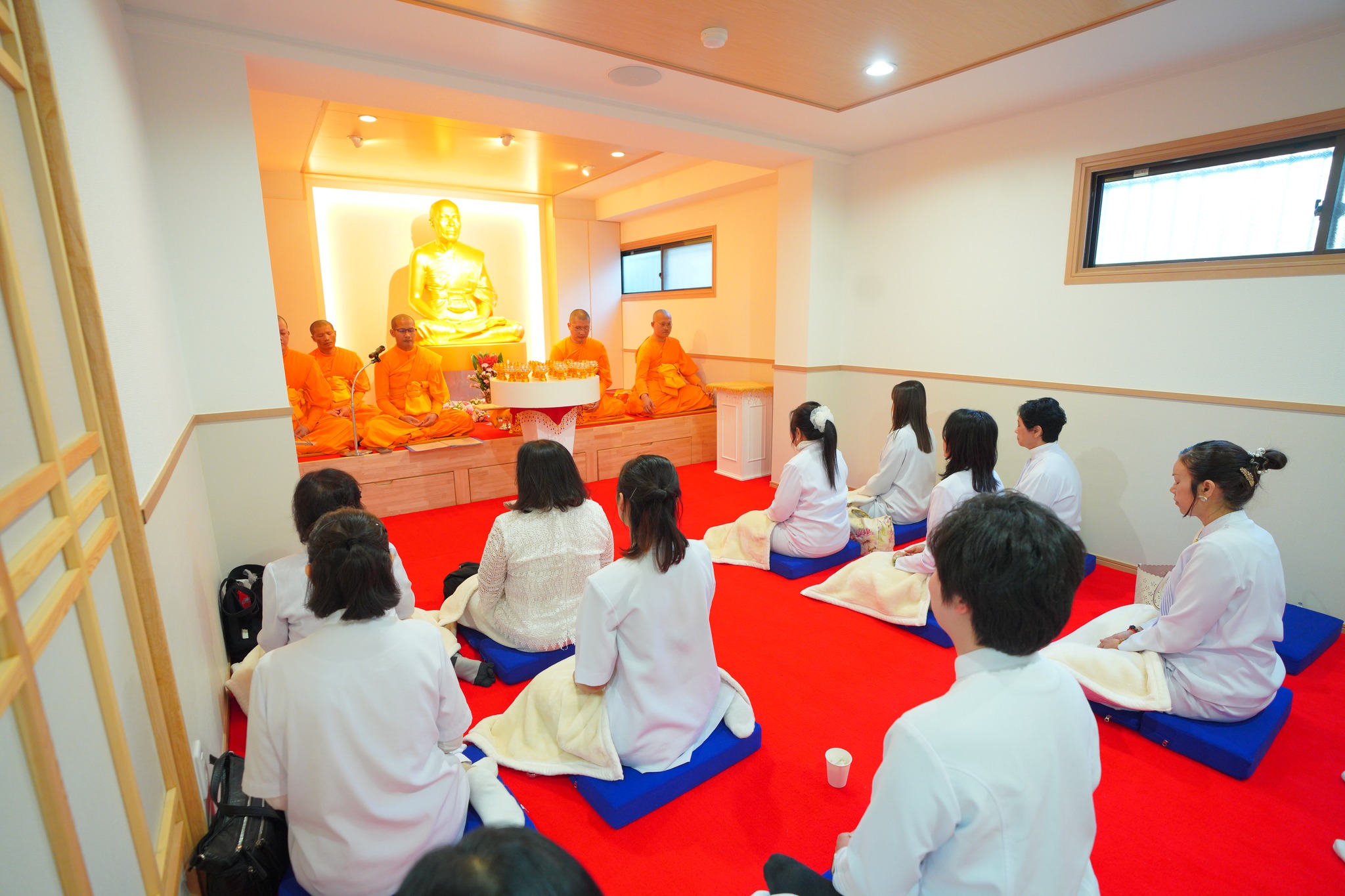 วัดพระธรรมกายโอซาก้า จัดงานบุญบูชาข้าวพระ