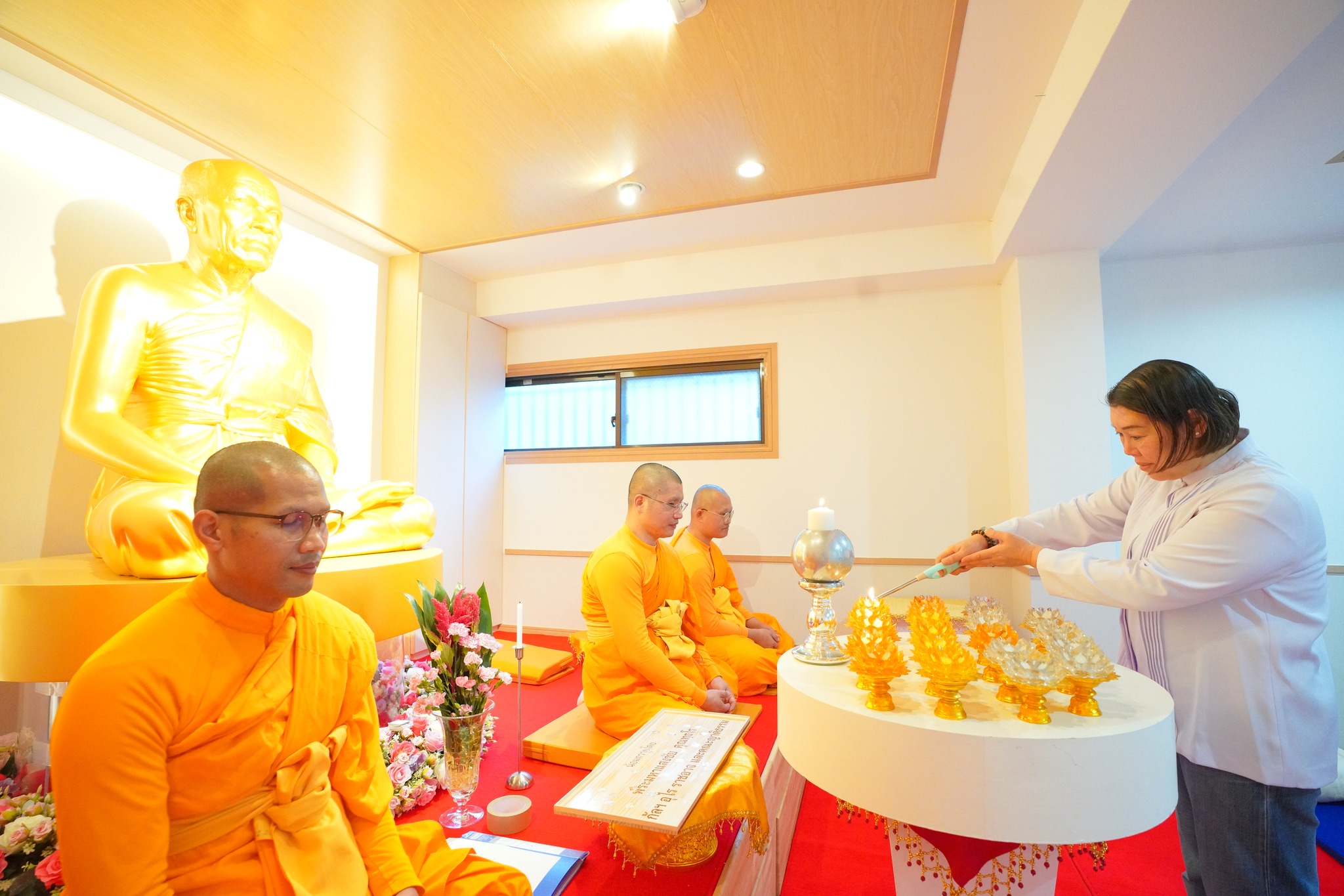 วัดพระธรรมกายโอซาก้า จัดงานบุญบูชาข้าวพระ