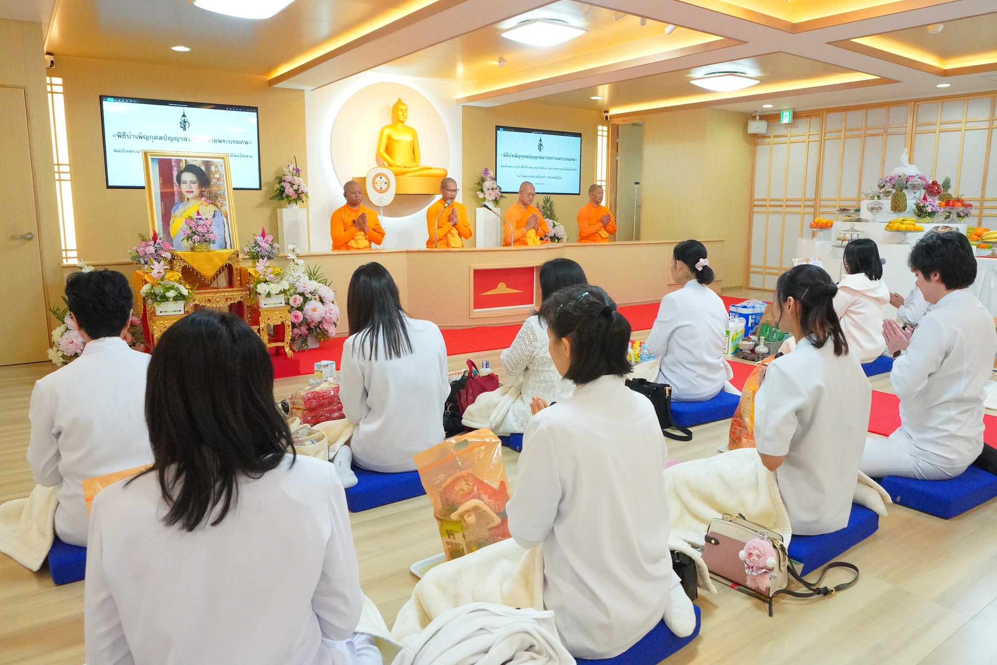 วัดพระธรรมกายโอซาก้า จัดงานบุญบูชาข้าวพระ