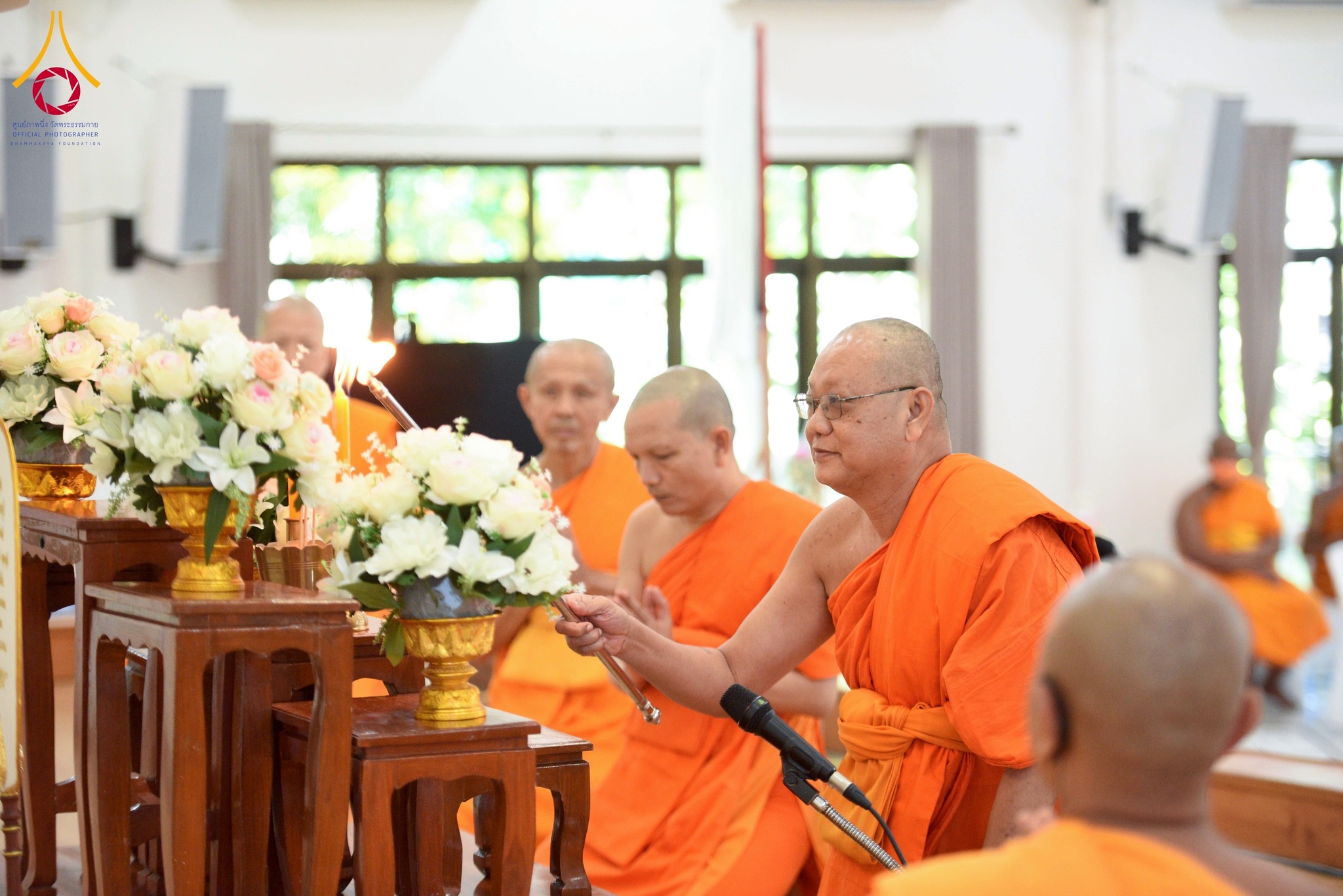 ศูนย์ปฏิบัติธรรมสระบุรี จัดพิธีขอขมา มอบบาตร และพิธีบรรพชา รุ่นบูชาธรรมหาปูชนียาจารย์
