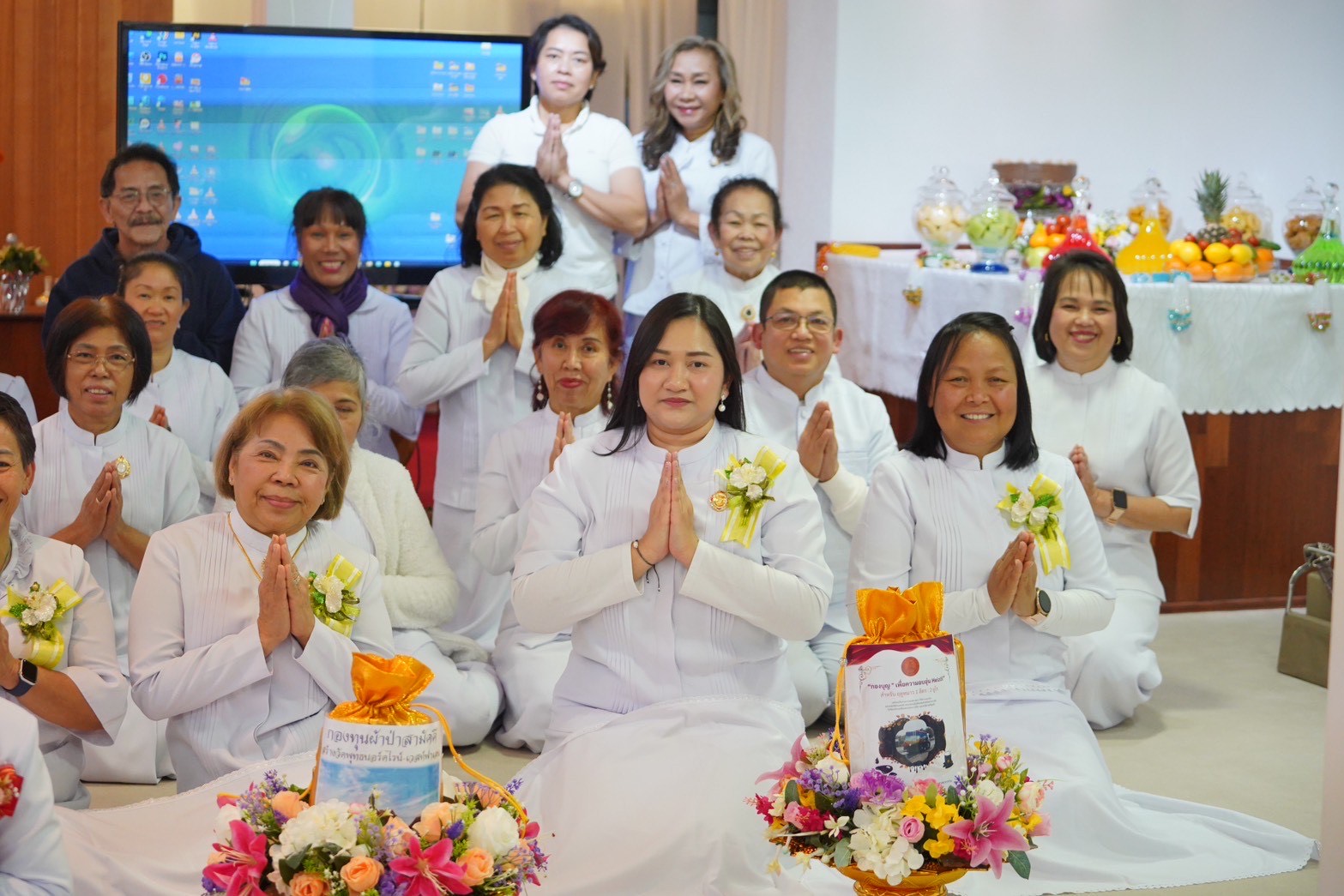 วัดพุทธนอร์ดไรน์ เวสท์ฟาเลน จัดงานบุญบูชาข้าวพระ