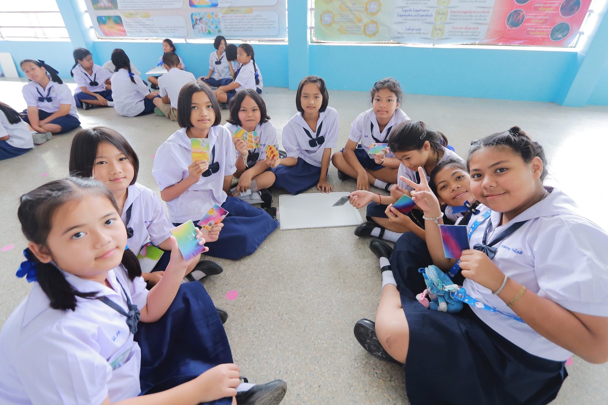 รวมพลังเด็กดี V-Star ผู้นำฟื้นฟูศีลธรรมโลก ประจำปี 2568 จังหวัดนครนายก