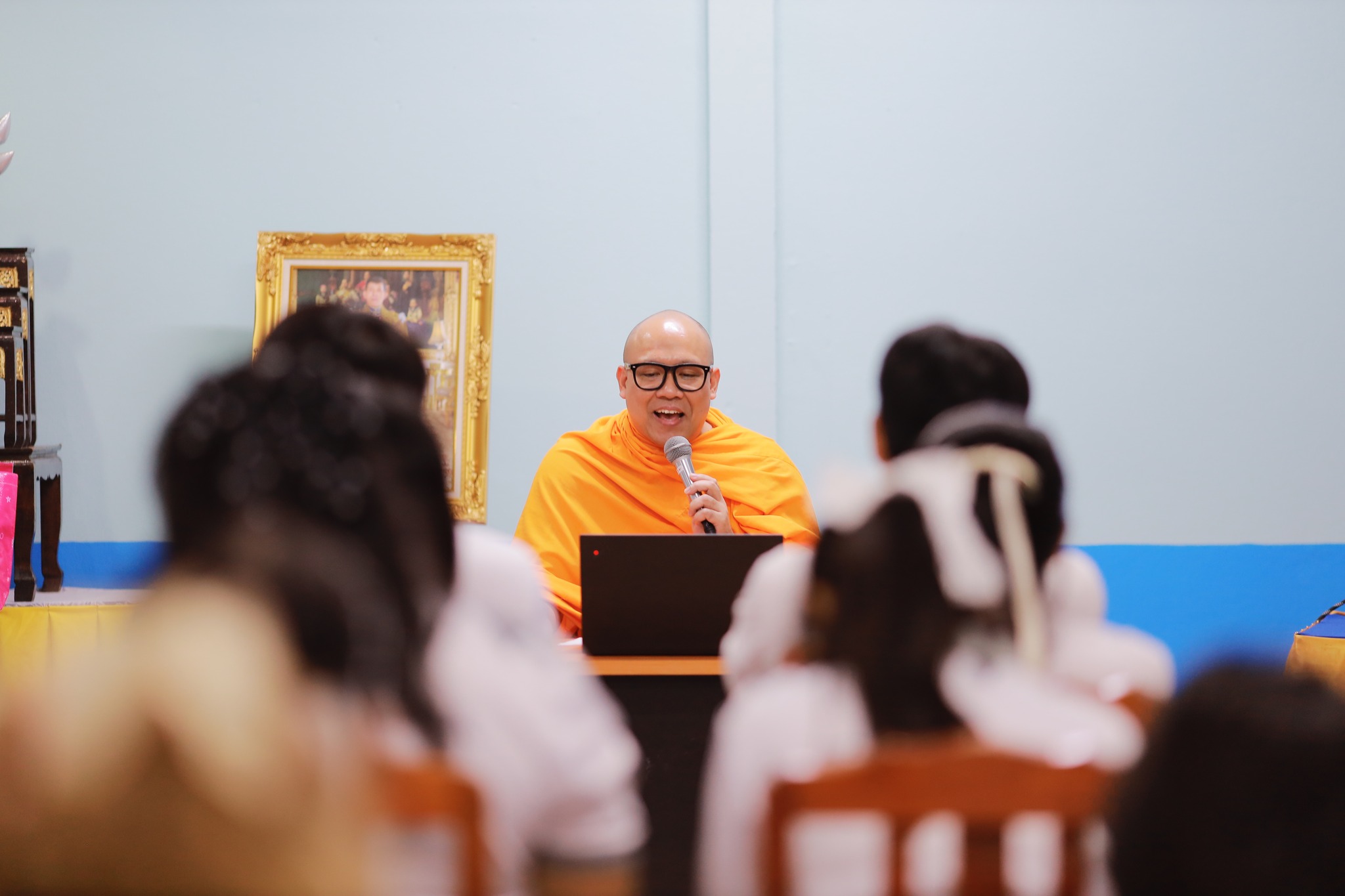 รวมพลังเด็กดี V-Star ผู้นำฟื้นฟูศีลธรรมโลก ประจำปี 2568 จังหวัดนครนายก