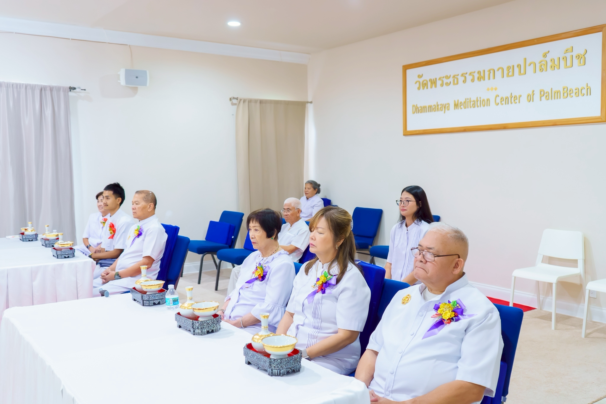 วัดพระธรรมกายปาล์มบีช จัดงานบุญวันอาทิตย์