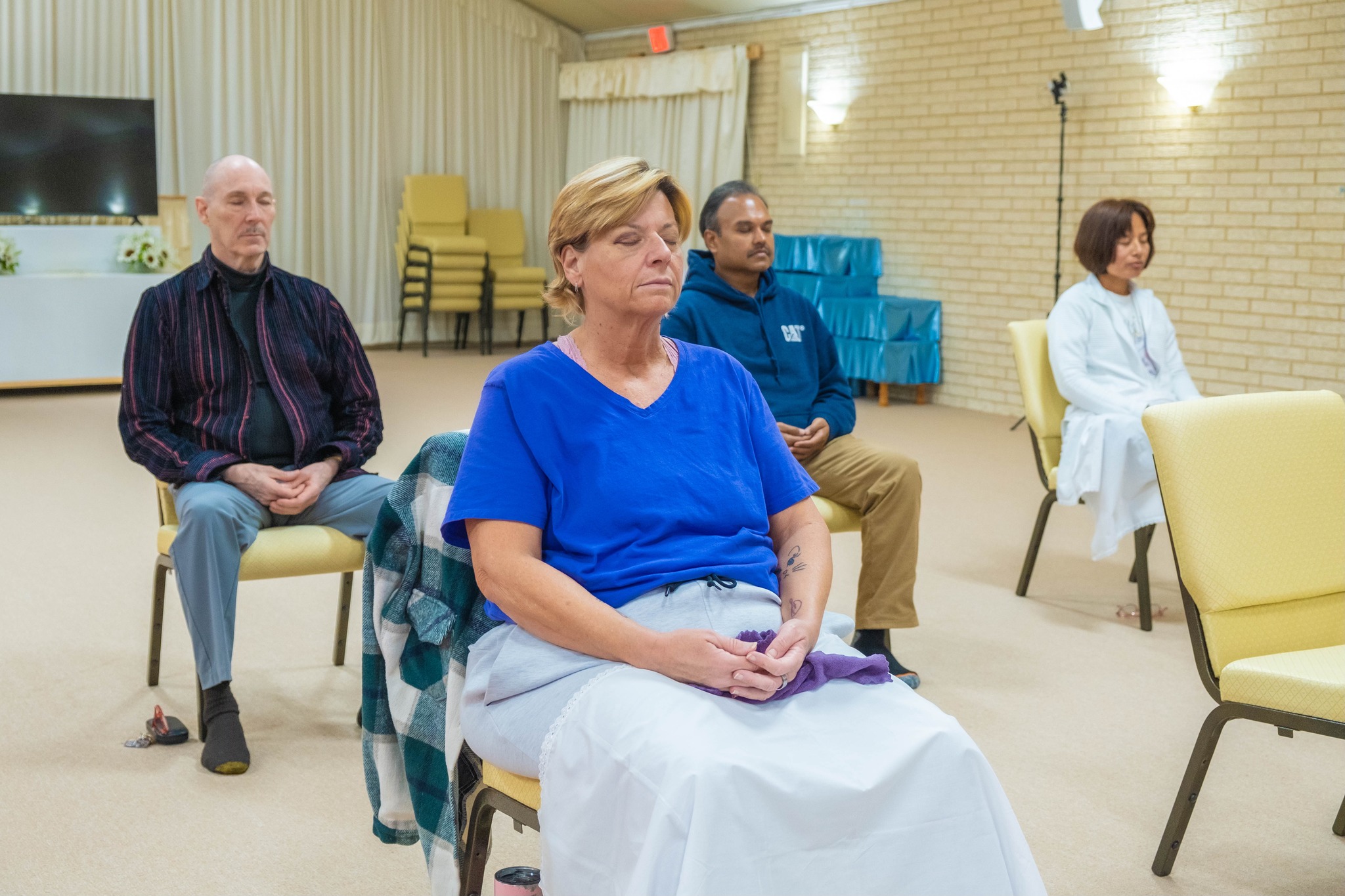 วัดพระธรรมกายเท็กซัส จัดคลาสสมาธิประจำสัปดาห์