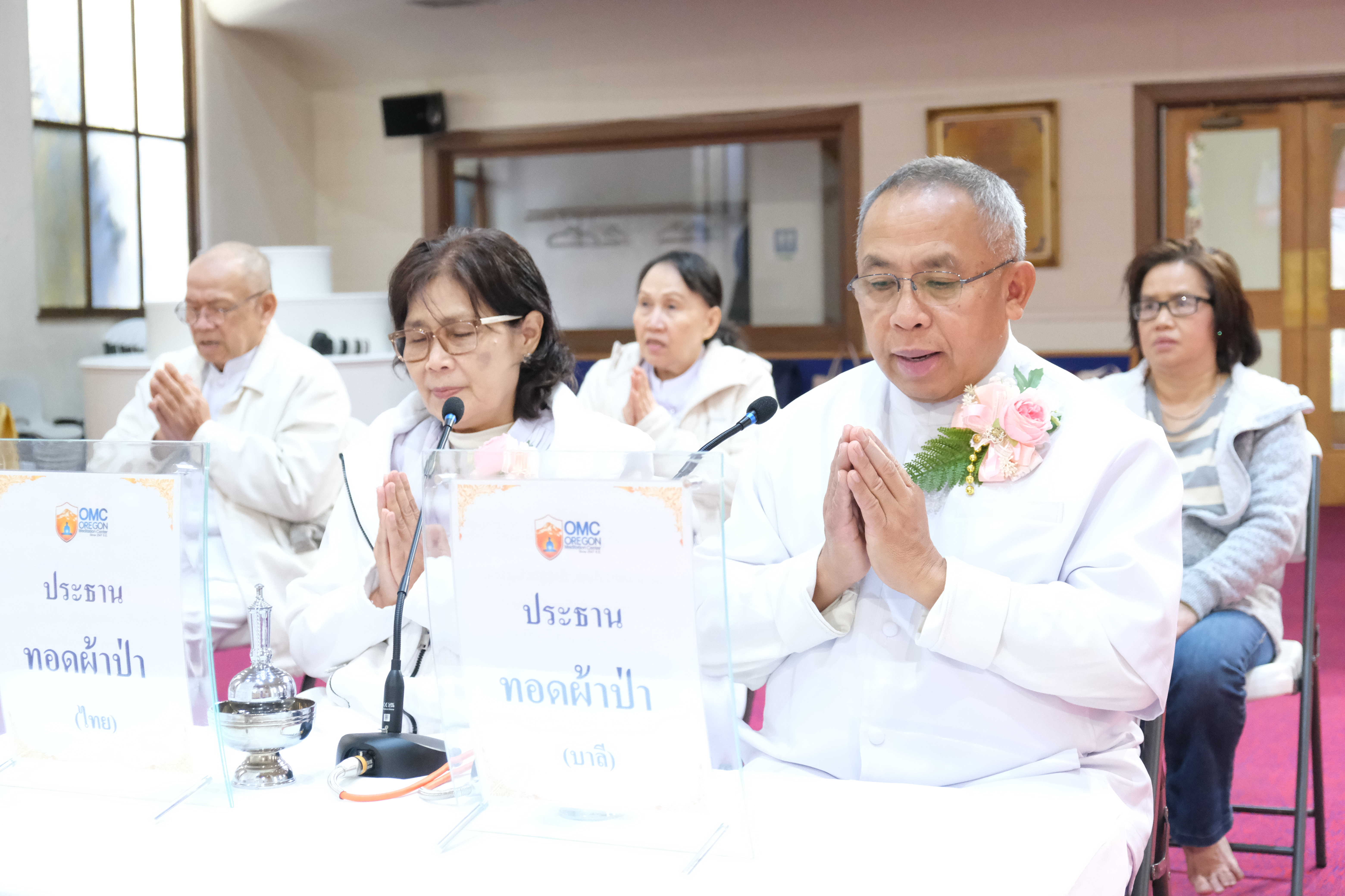 วัดพระธรรมกายออเรกอน จัดพิธีมุทิตาอายุวัฒนมงคล 85 ปี หลวงพ่อทัตตชีโว